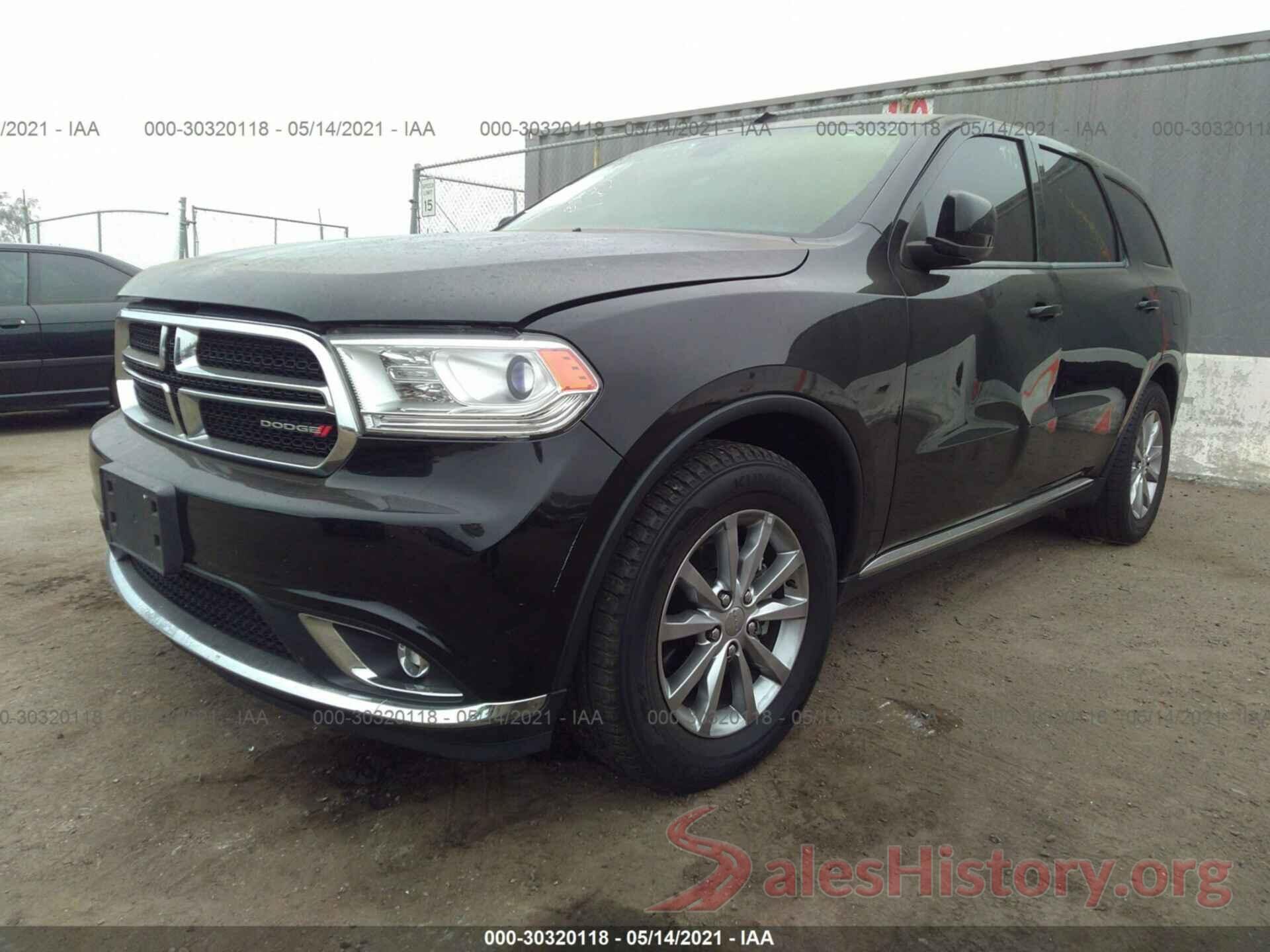 1C4RDHAG5JC384833 2018 DODGE DURANGO