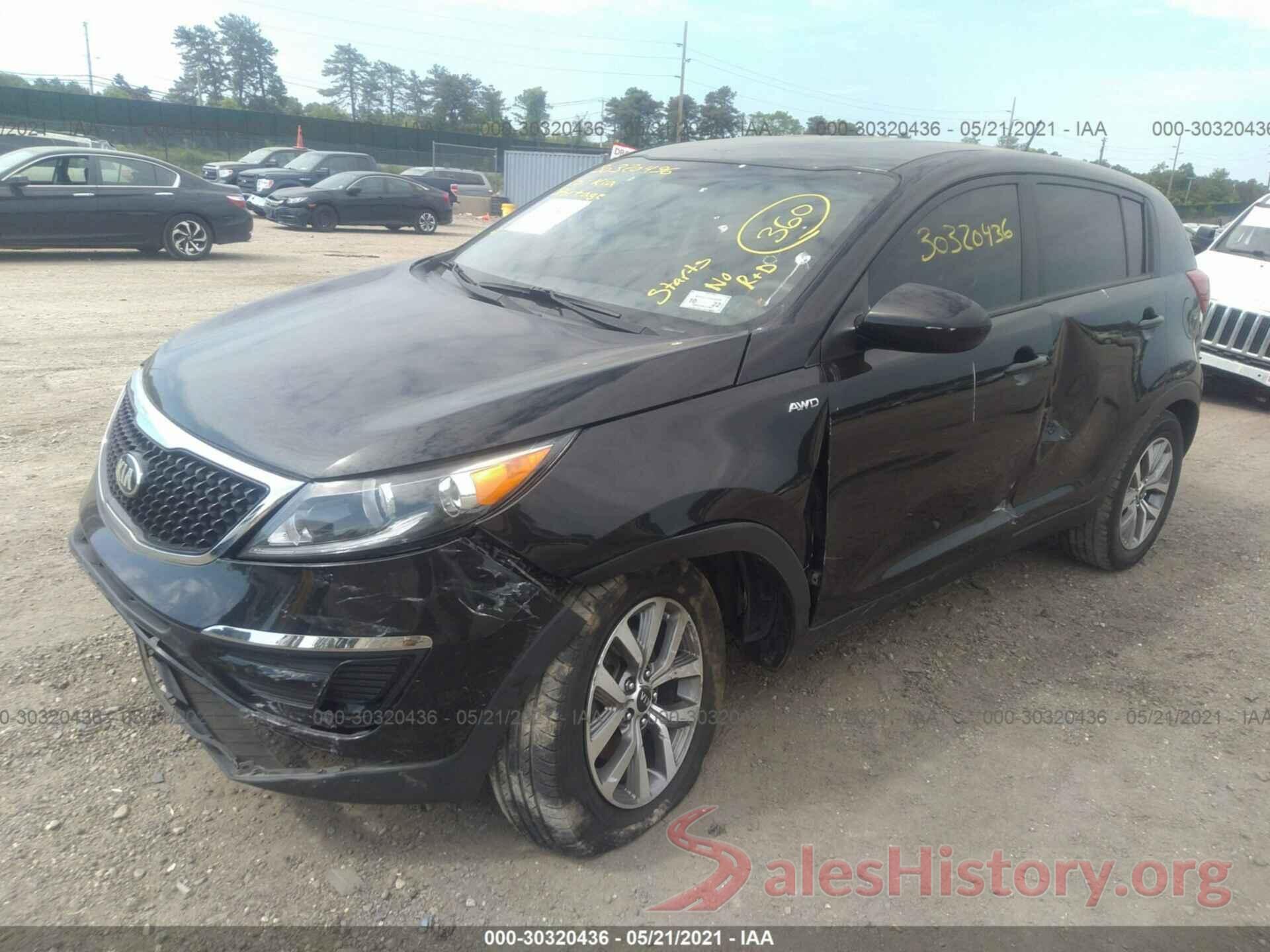 KNDPBCAC2G7832282 2016 KIA SPORTAGE