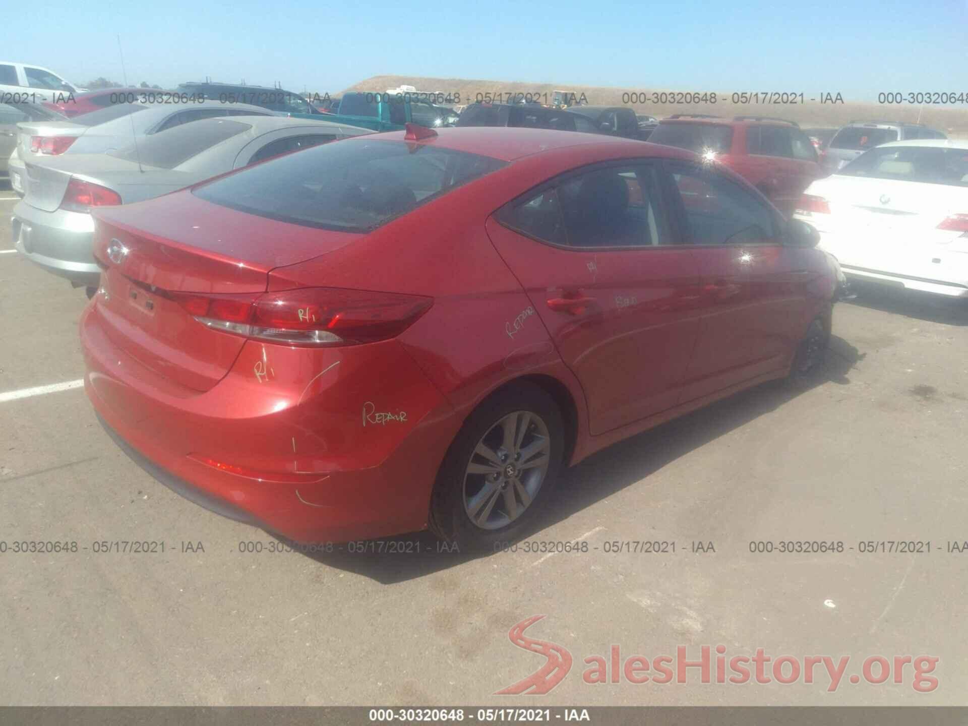 5NPD84LF4HH125387 2017 HYUNDAI ELANTRA