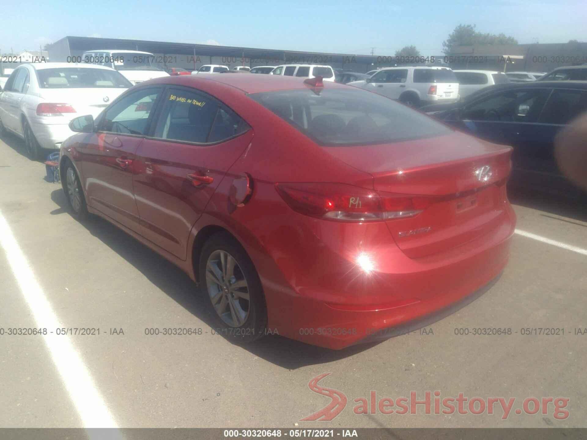 5NPD84LF4HH125387 2017 HYUNDAI ELANTRA