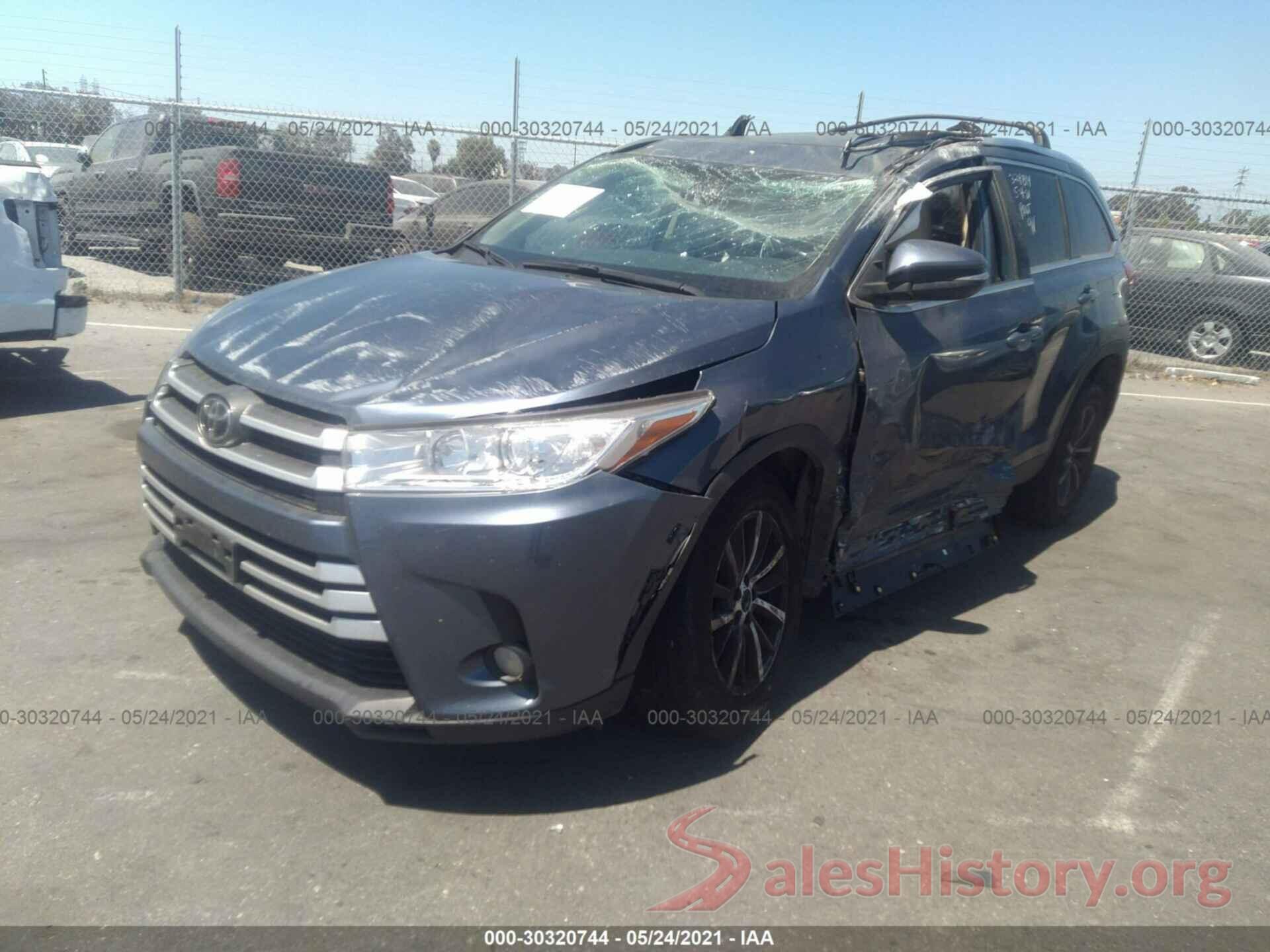 5TDKZRFH3KS334667 2019 TOYOTA HIGHLANDER