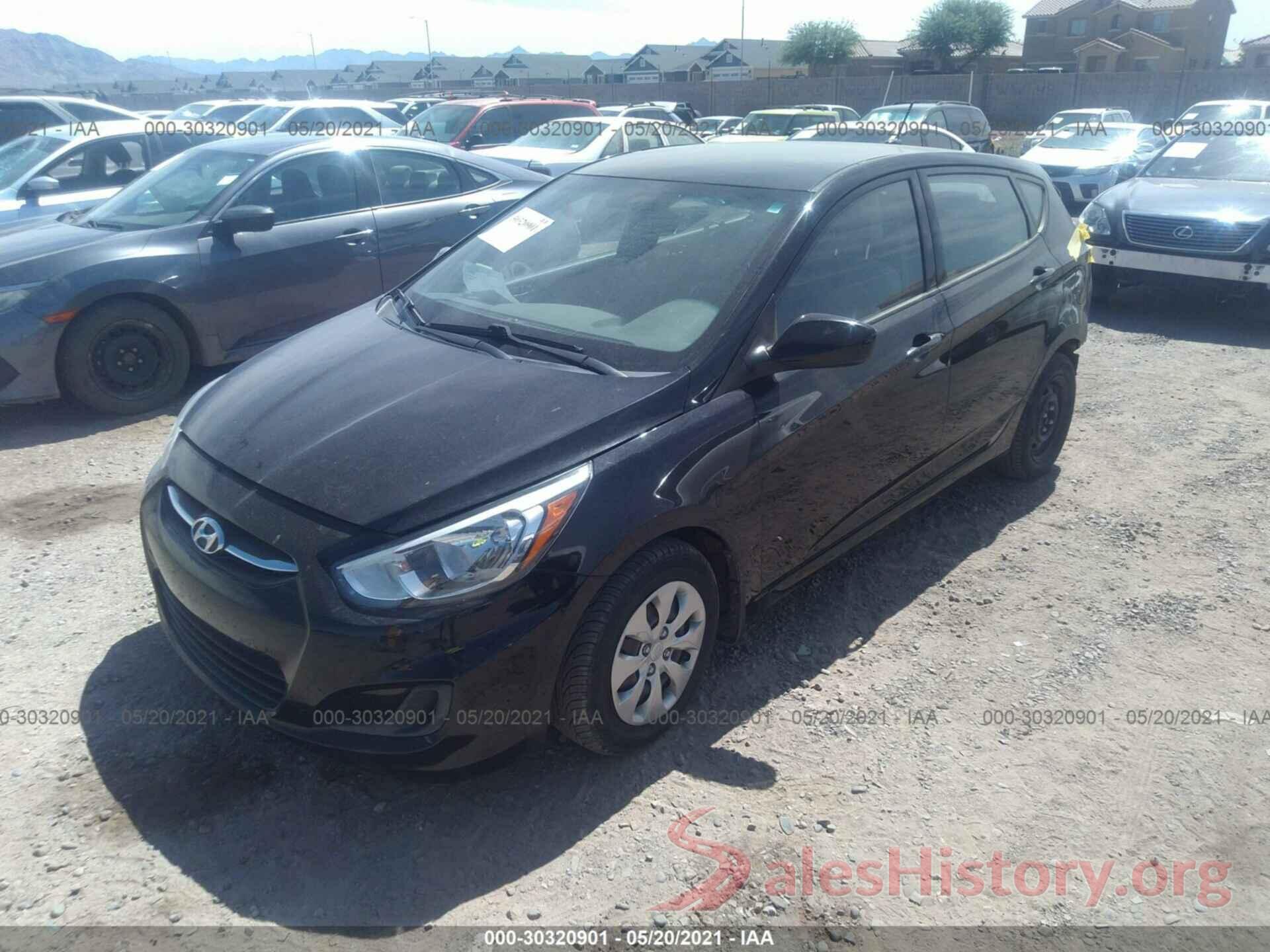 KMHCT5AE3GU239973 2016 HYUNDAI ACCENT