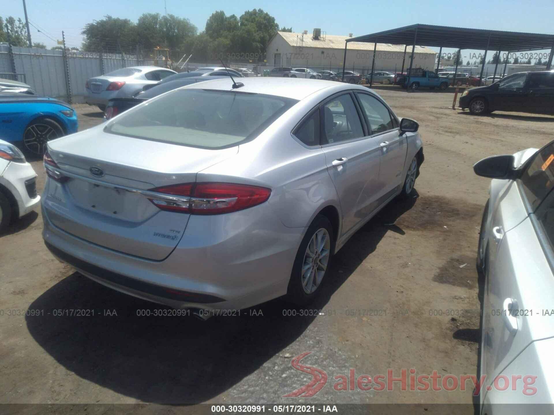 3FA6P0LU5HR383679 2017 FORD FUSION