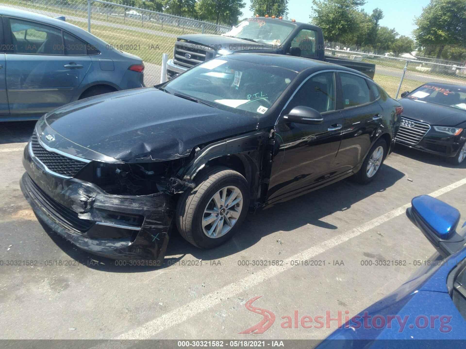 5XXGT4L33GG100489 2016 KIA OPTIMA