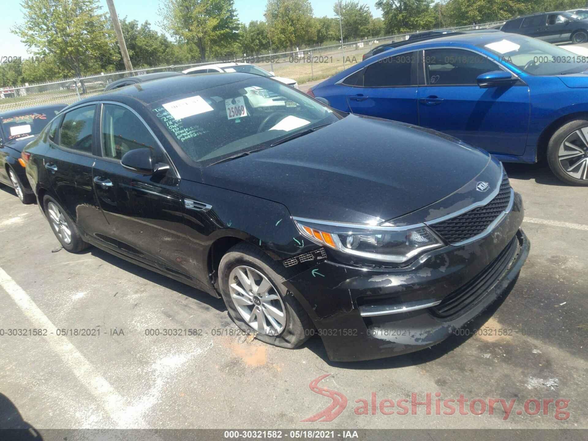 5XXGT4L33GG100489 2016 KIA OPTIMA