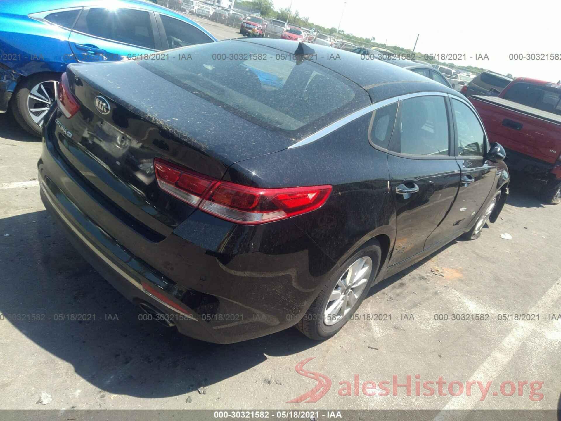 5XXGT4L33GG100489 2016 KIA OPTIMA