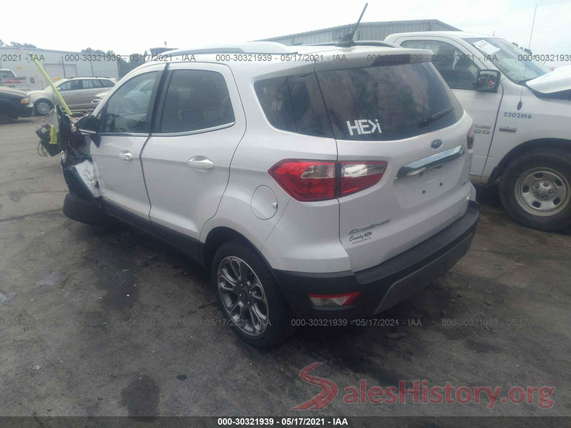 MAJ6S3KL0LC340562 2020 FORD ECOSPORT