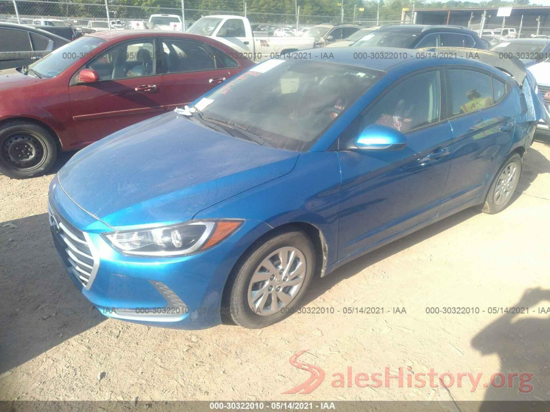 KMHD74LF3HU079765 2017 HYUNDAI ELANTRA