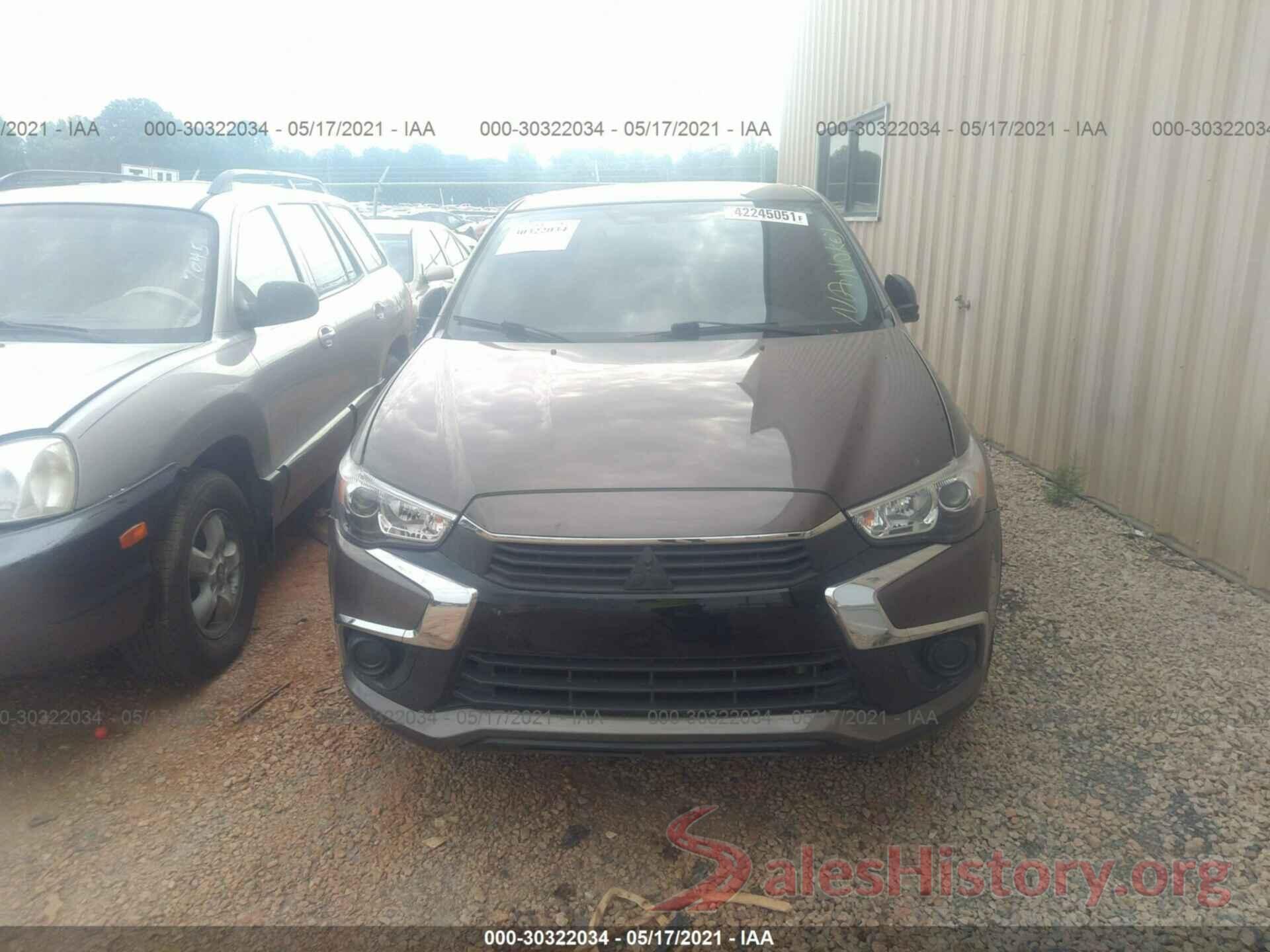 JA4AP3AU5GZ061492 2016 MITSUBISHI OUTLANDER SPORT