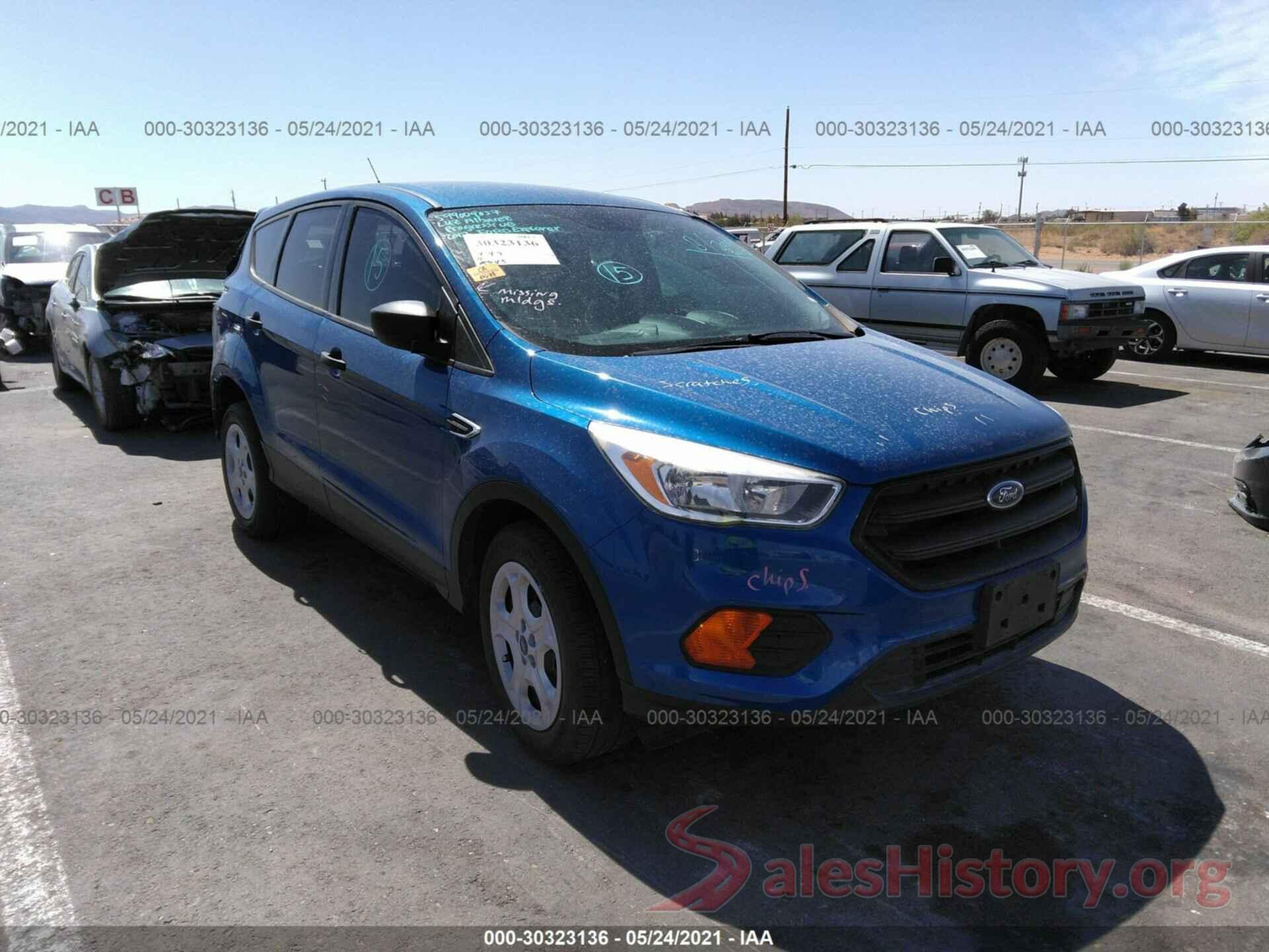 1FMCU0F77HUE23406 2017 FORD ESCAPE