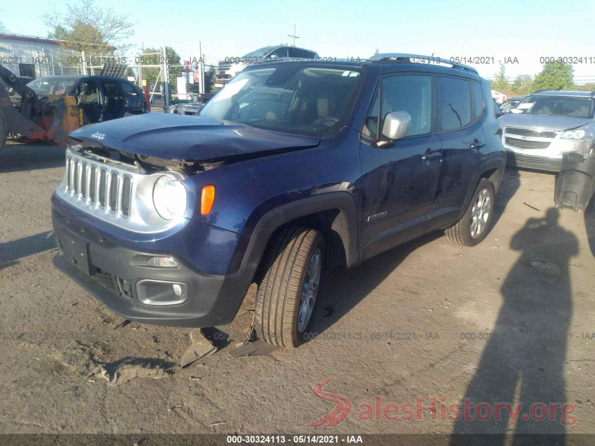 ZACCJBDT8GPC64016 2016 JEEP RENEGADE