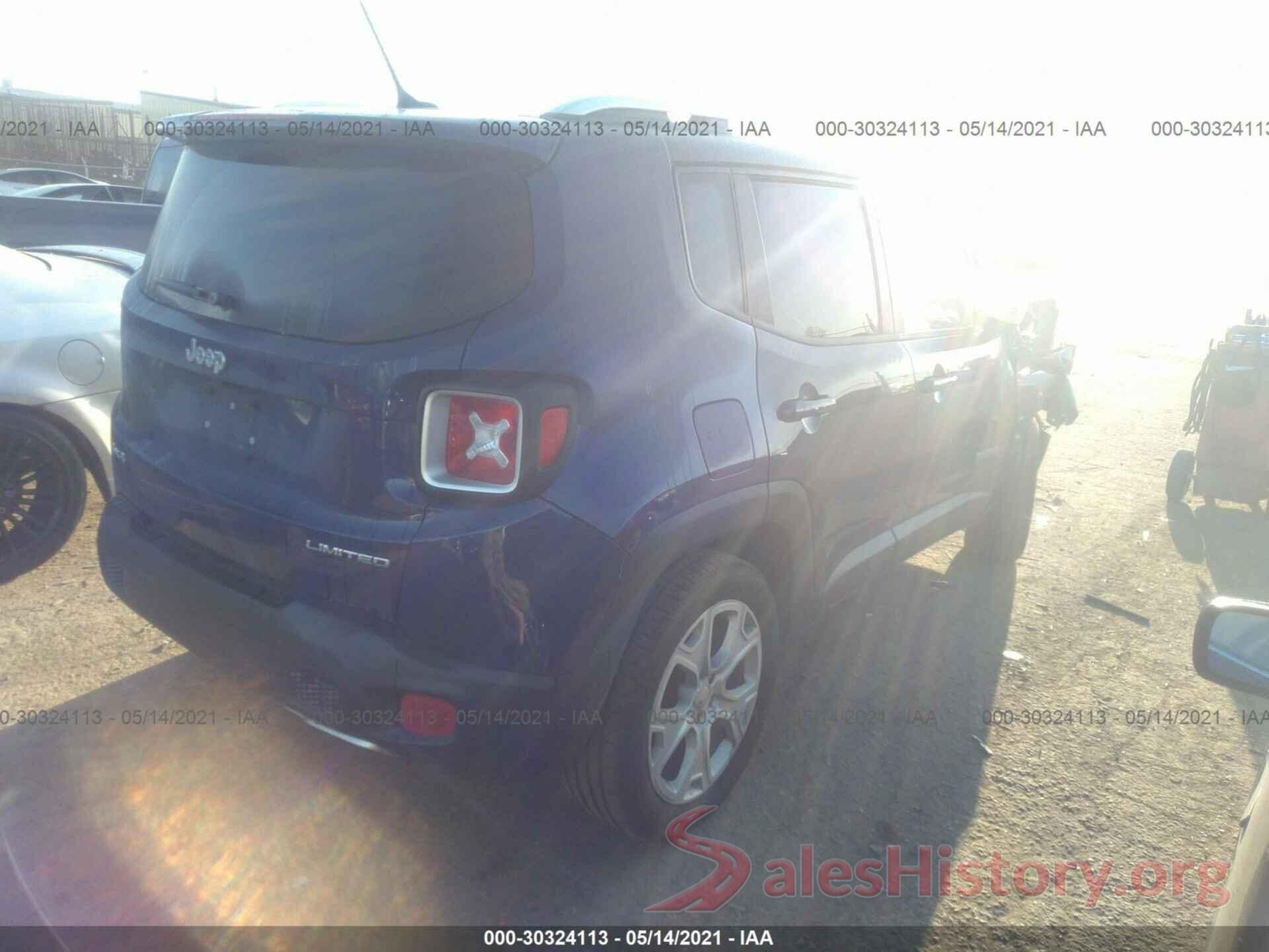 ZACCJBDT8GPC64016 2016 JEEP RENEGADE