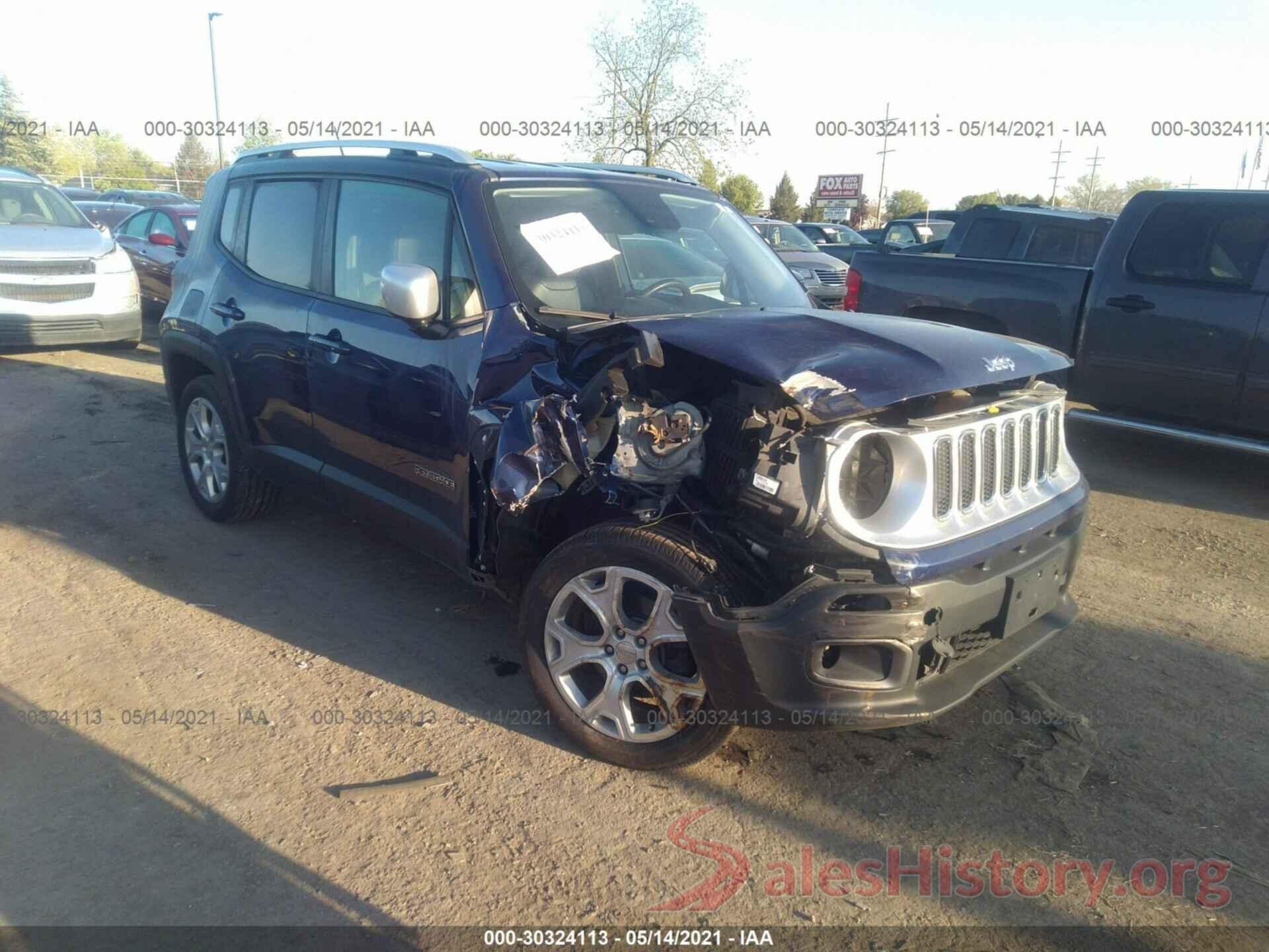 ZACCJBDT8GPC64016 2016 JEEP RENEGADE