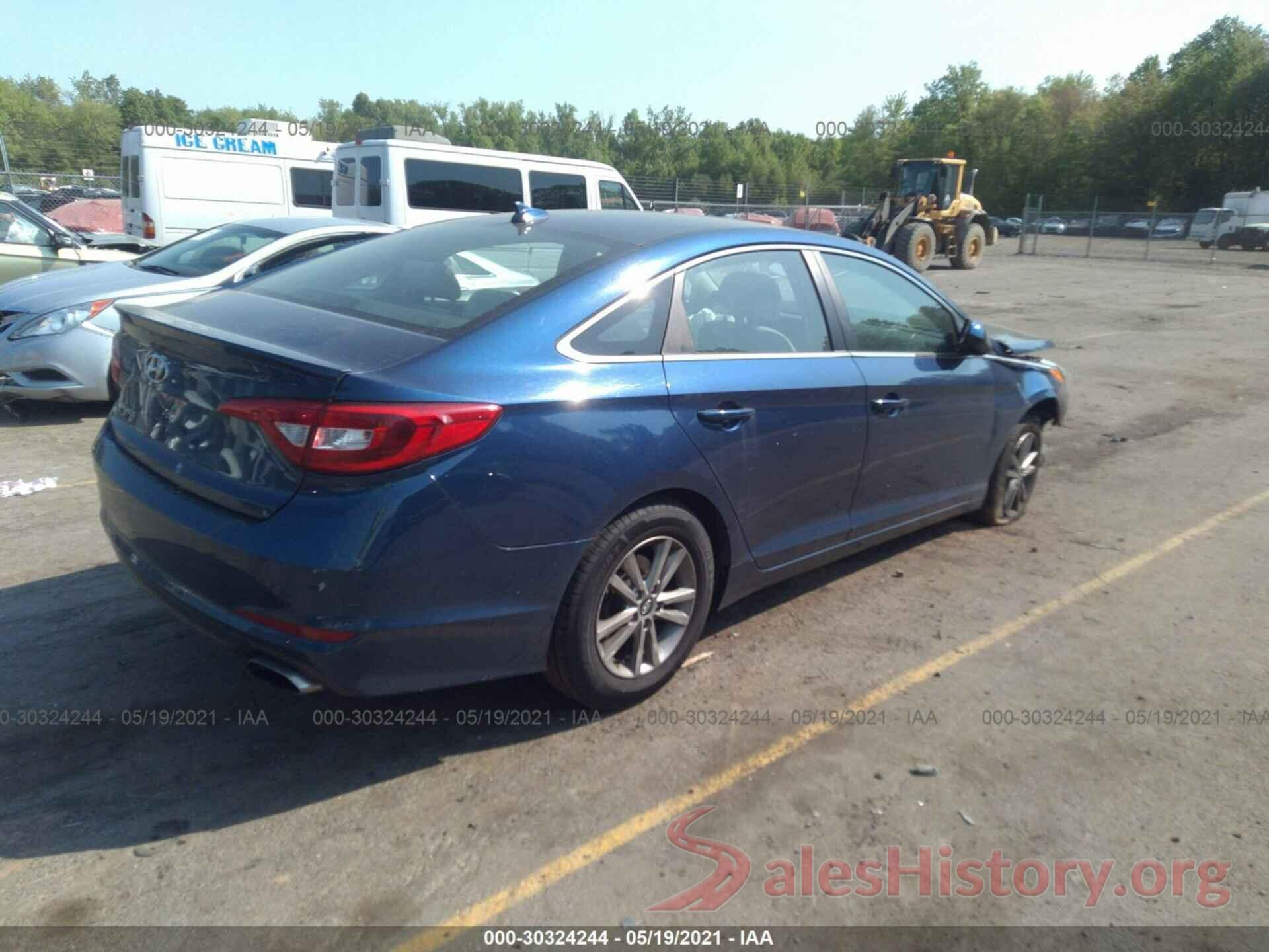 5NPE24AF4HH460951 2017 HYUNDAI SONATA