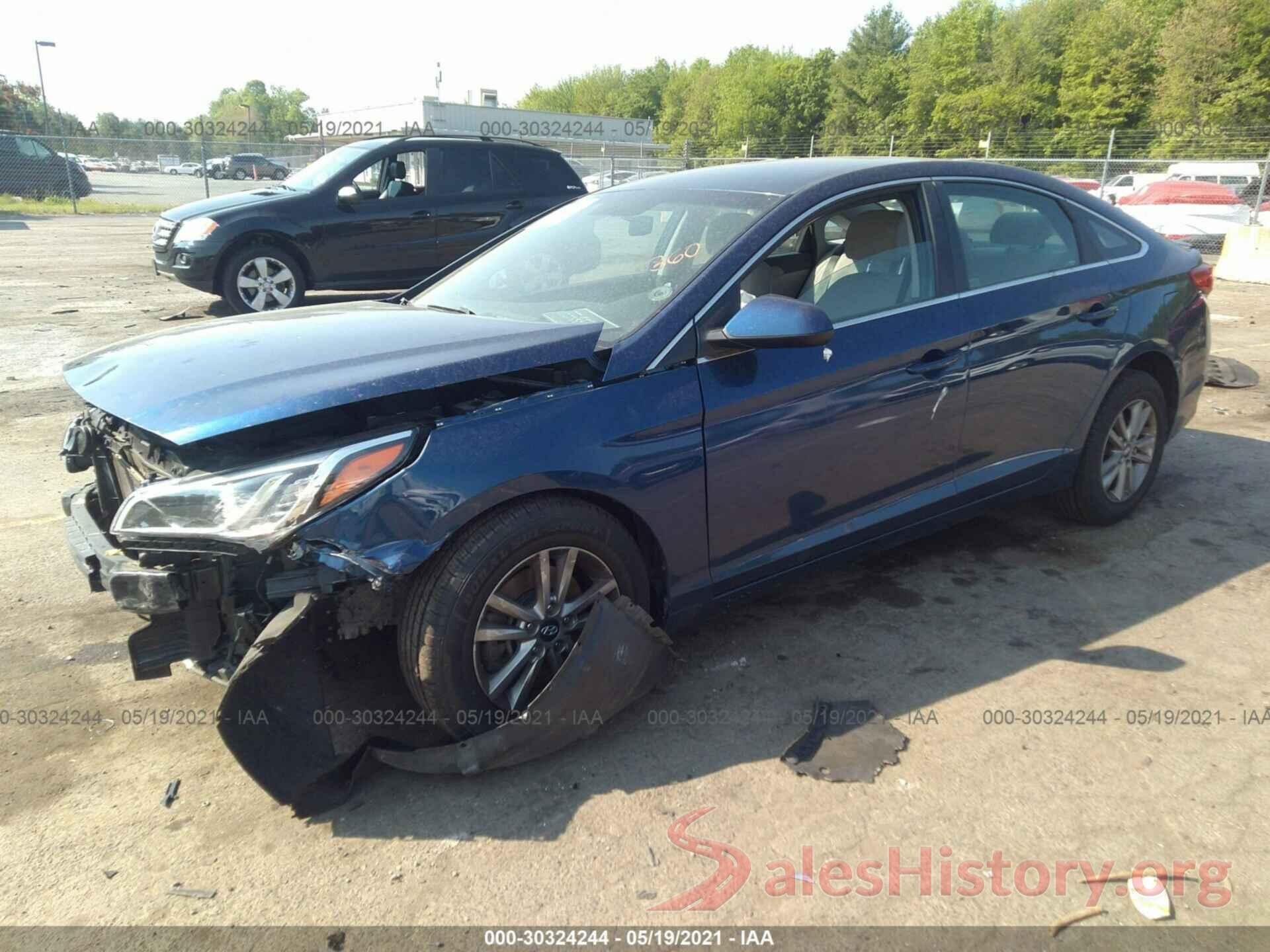 5NPE24AF4HH460951 2017 HYUNDAI SONATA