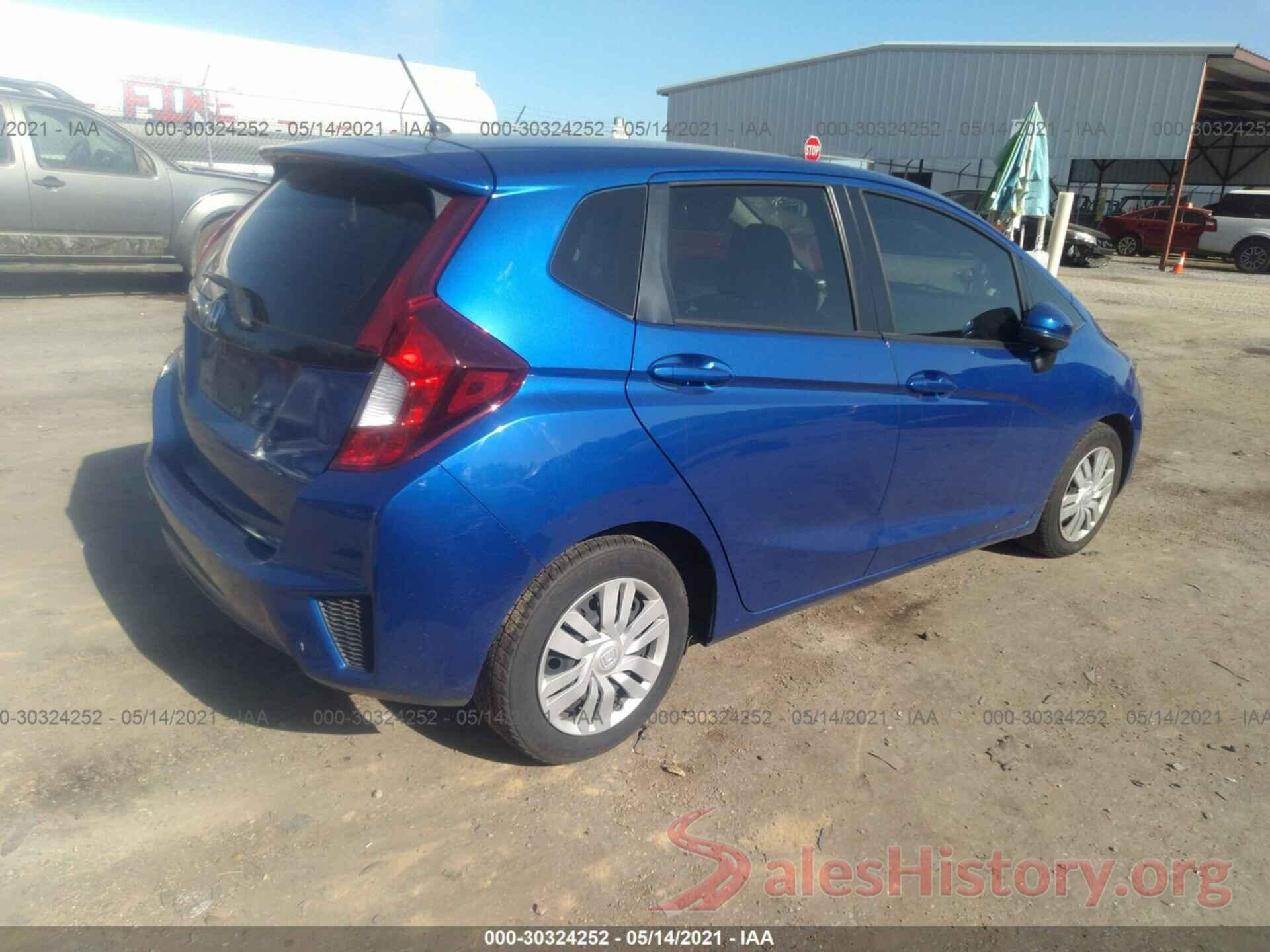 JHMGK5H50GX010534 2016 HONDA FIT