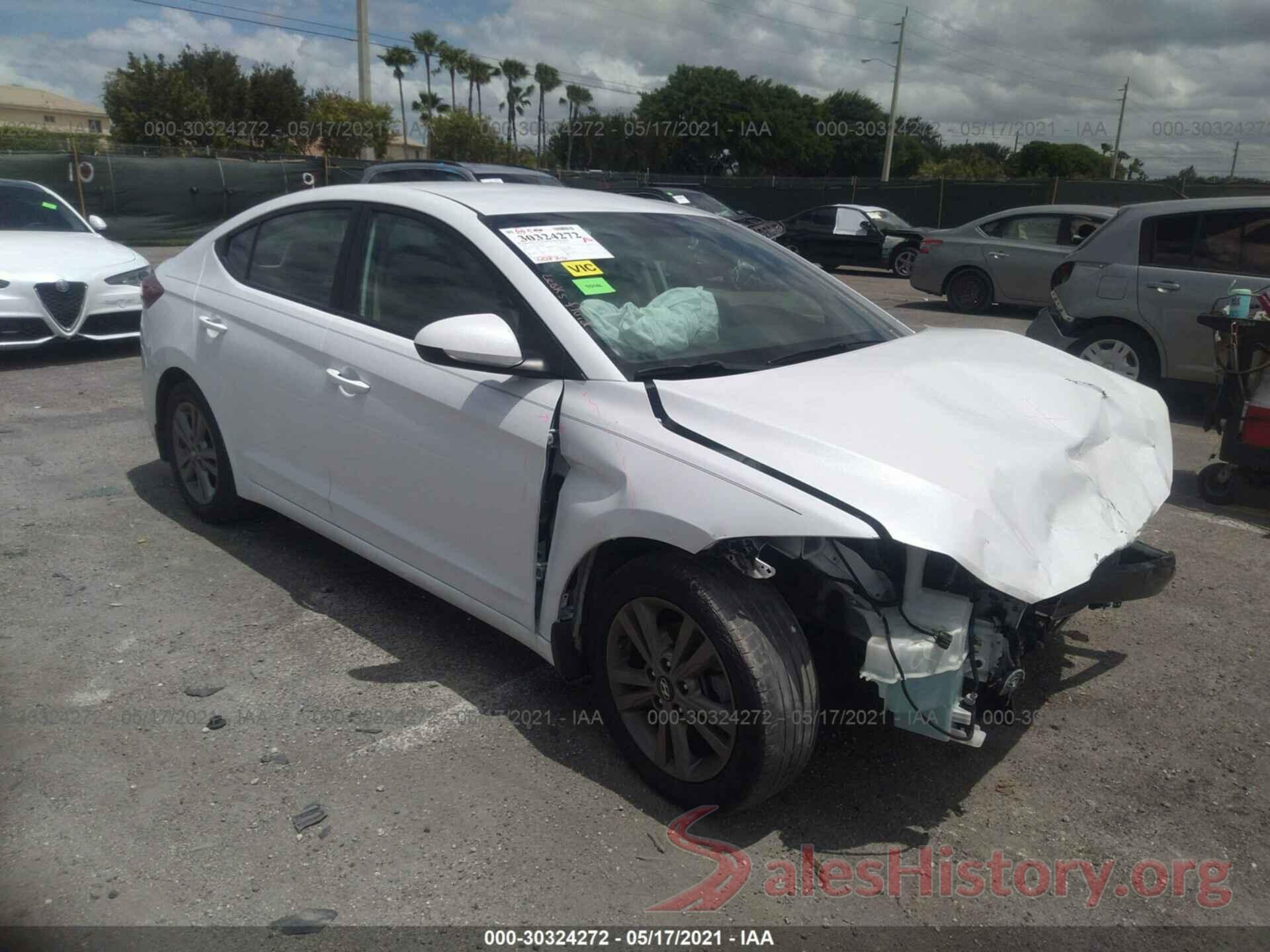 5NPD84LF5JH378966 2018 HYUNDAI ELANTRA