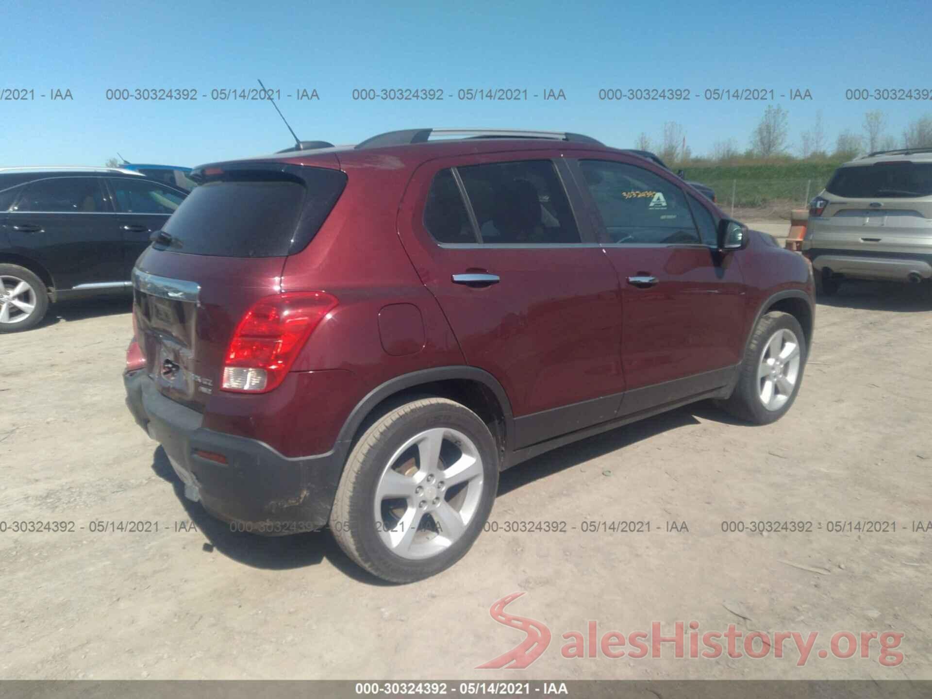 3GNCJRSBXGL234518 2016 CHEVROLET TRAX