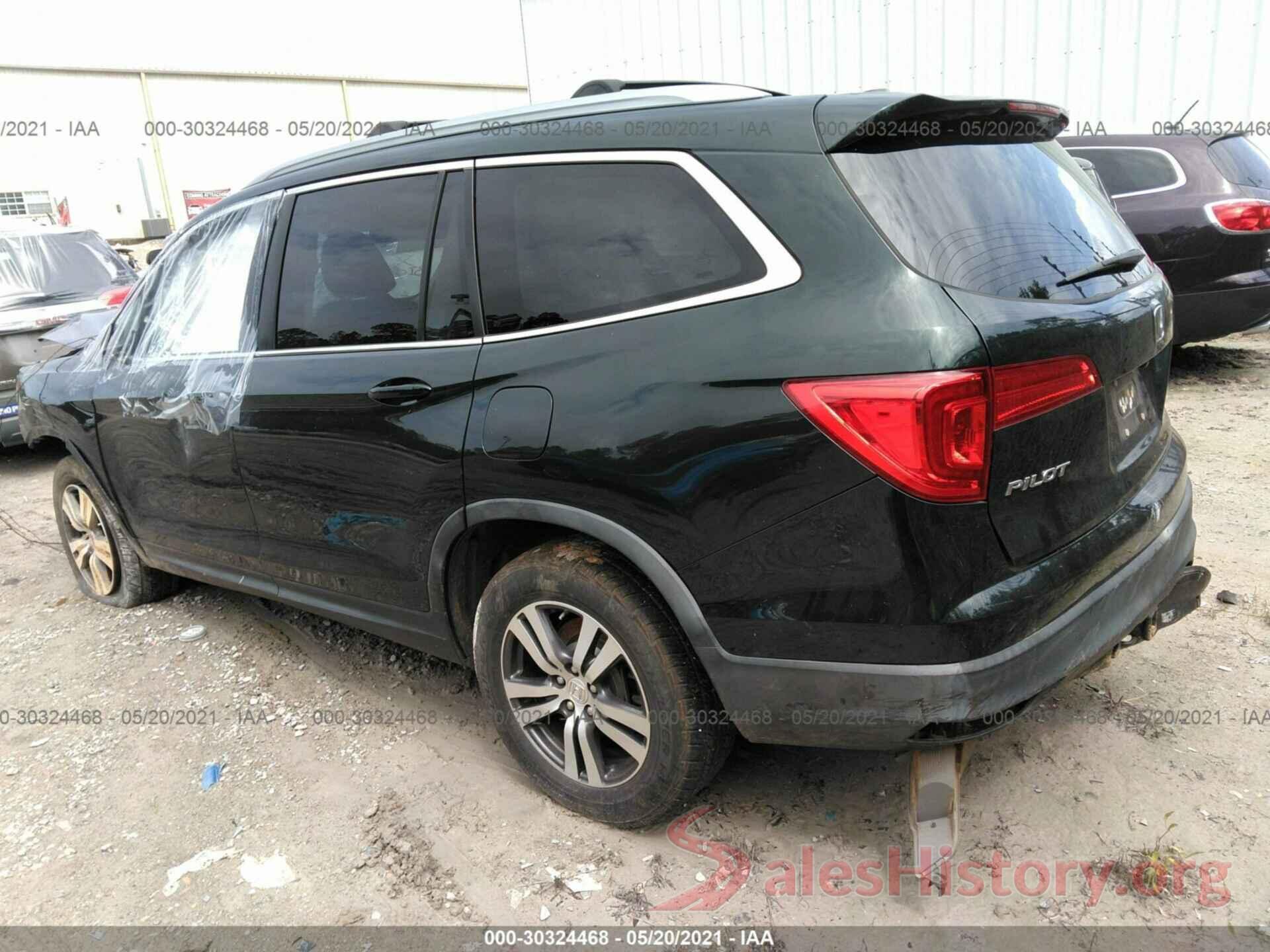 5FNYF5H38GB012146 2016 HONDA PILOT