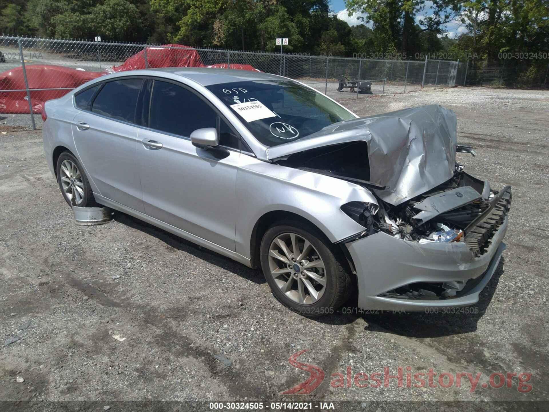 3FA6P0HD6HR332491 2017 FORD FUSION