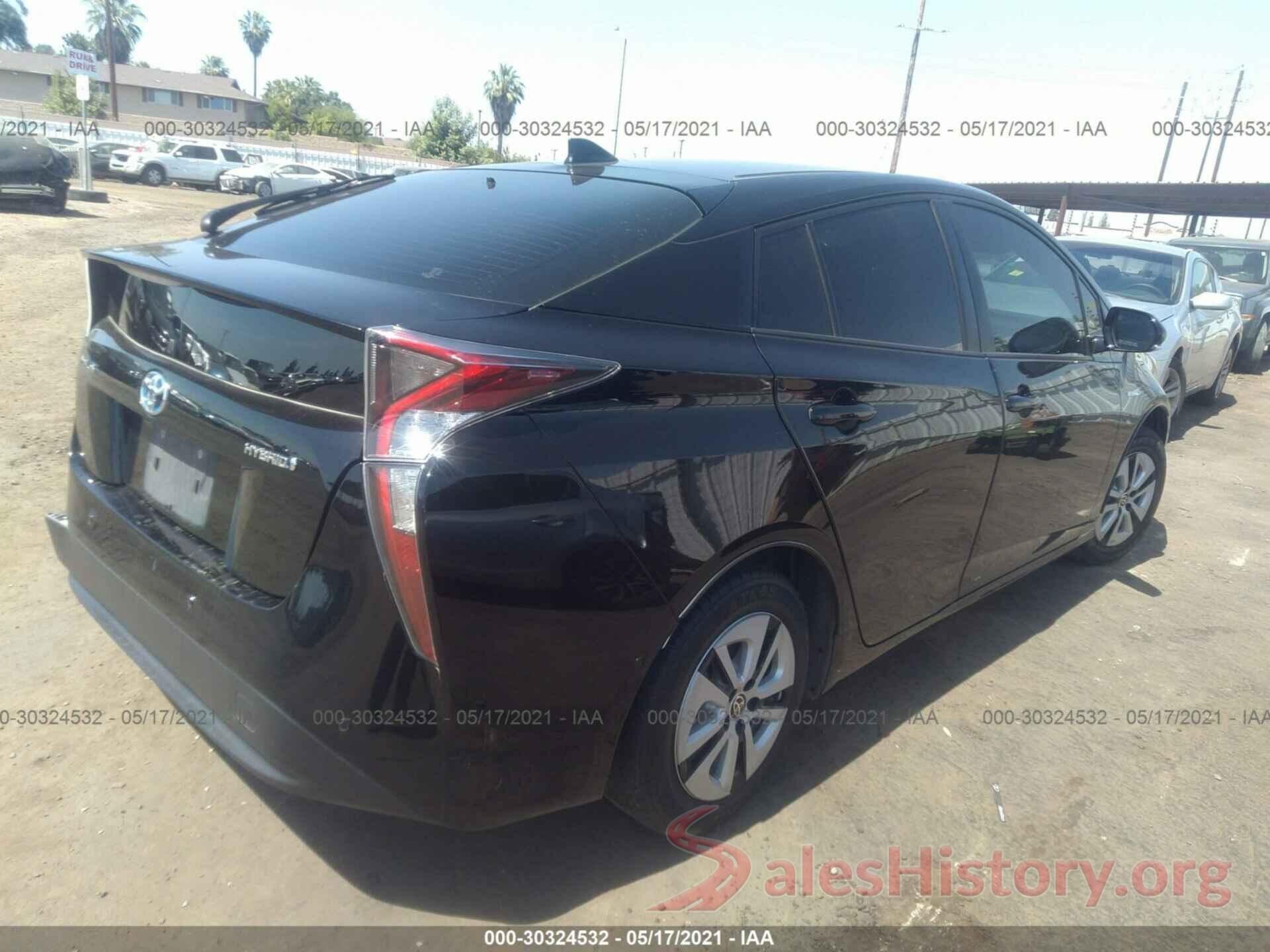 JTDKBRFU7J3075084 2018 TOYOTA PRIUS