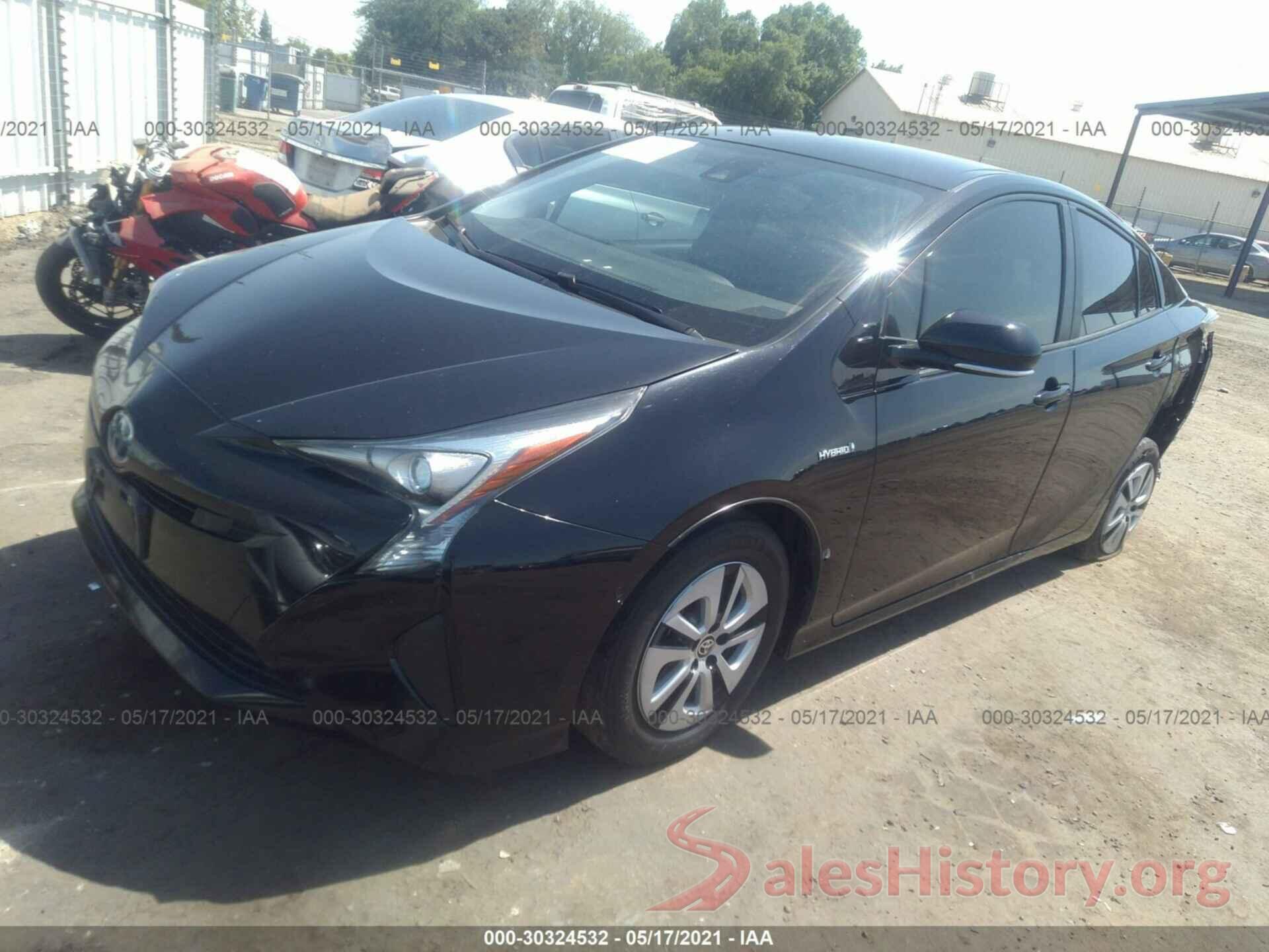 JTDKBRFU7J3075084 2018 TOYOTA PRIUS