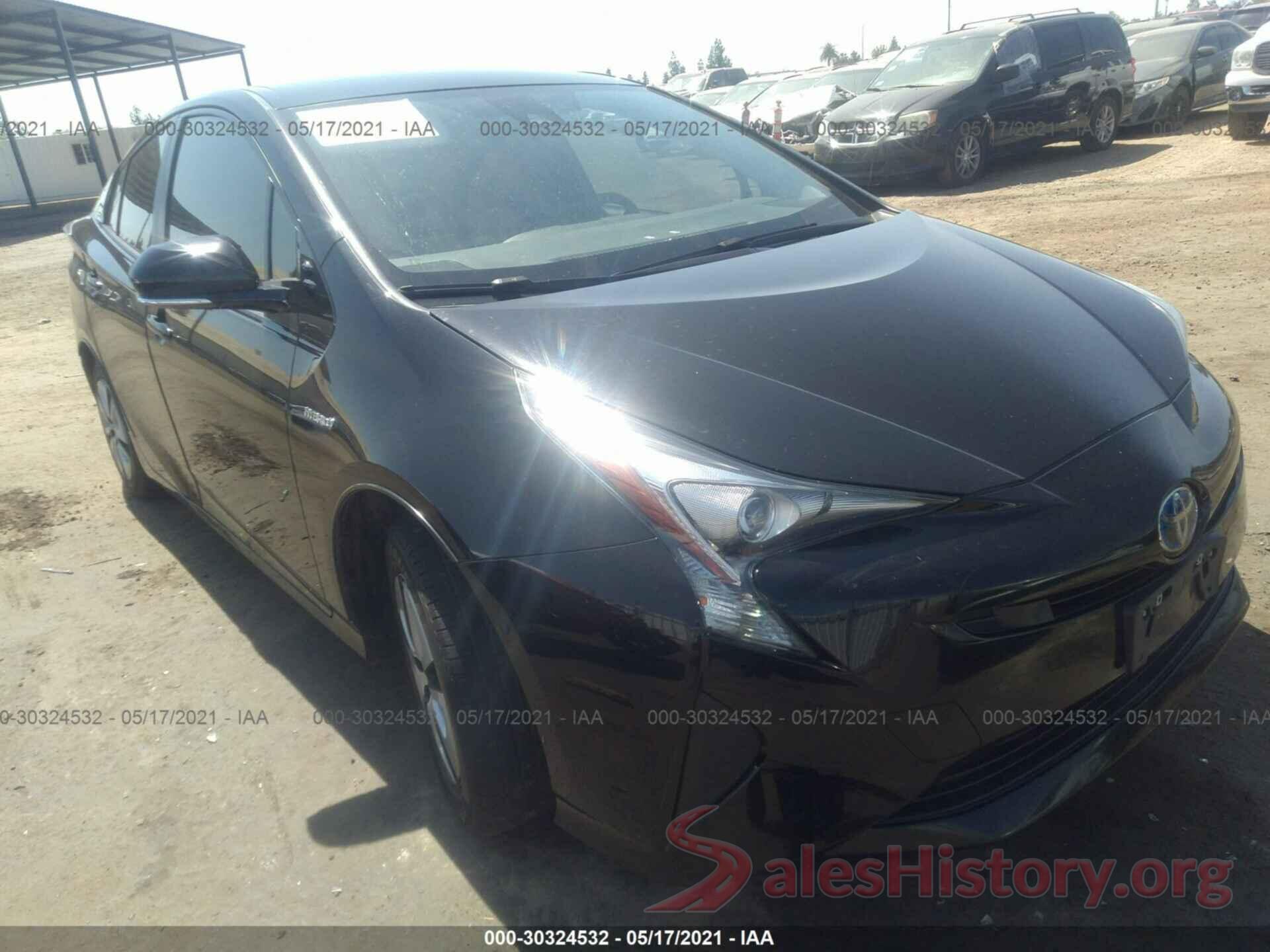 JTDKBRFU7J3075084 2018 TOYOTA PRIUS