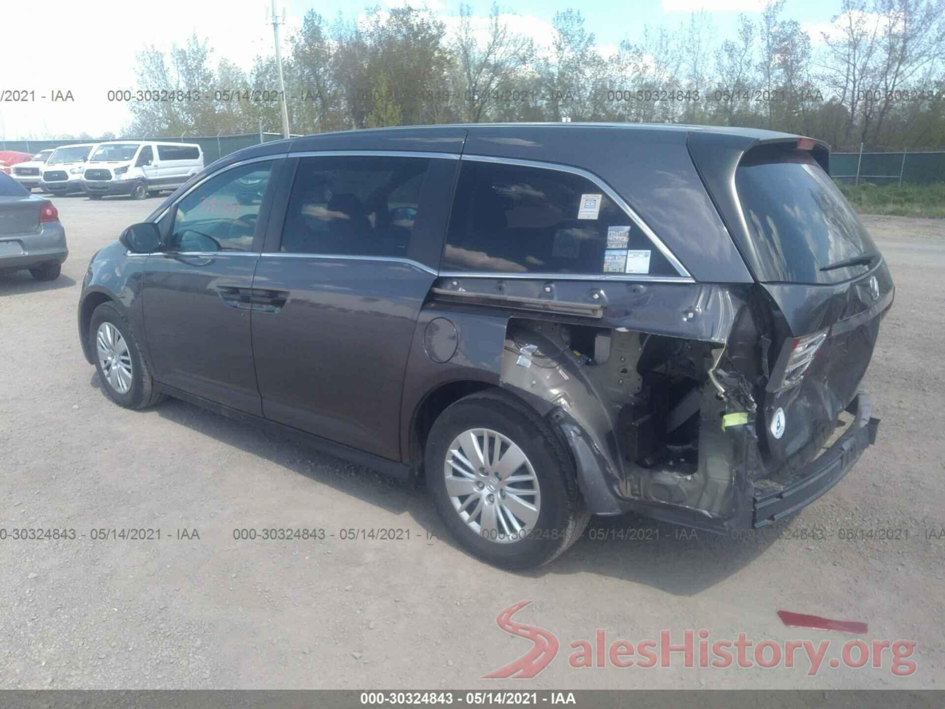 5FNRL5H22GB100002 2016 HONDA ODYSSEY