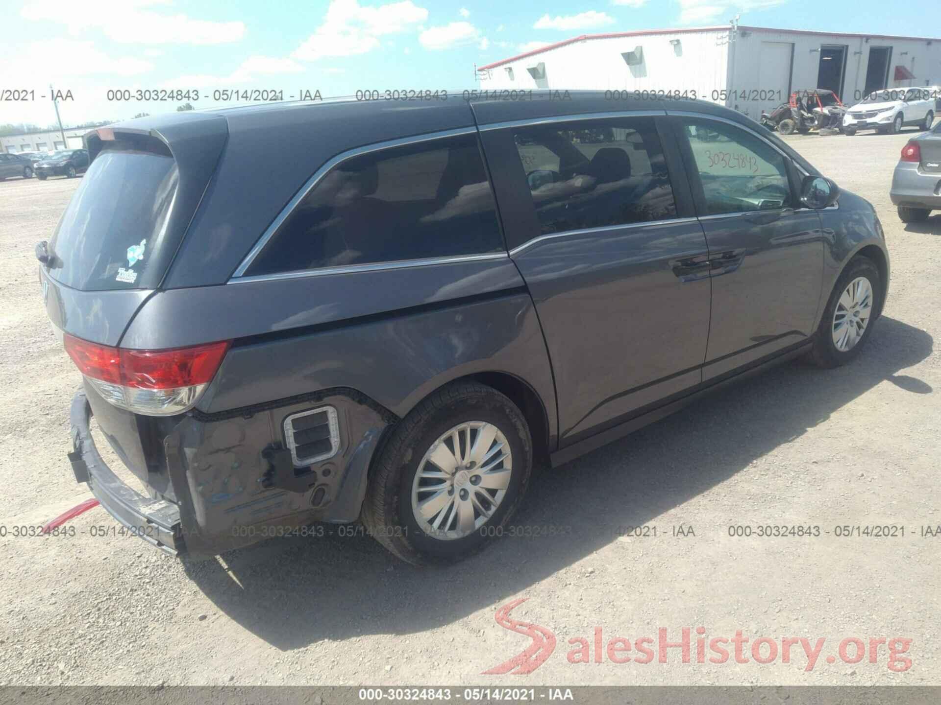 5FNRL5H22GB100002 2016 HONDA ODYSSEY