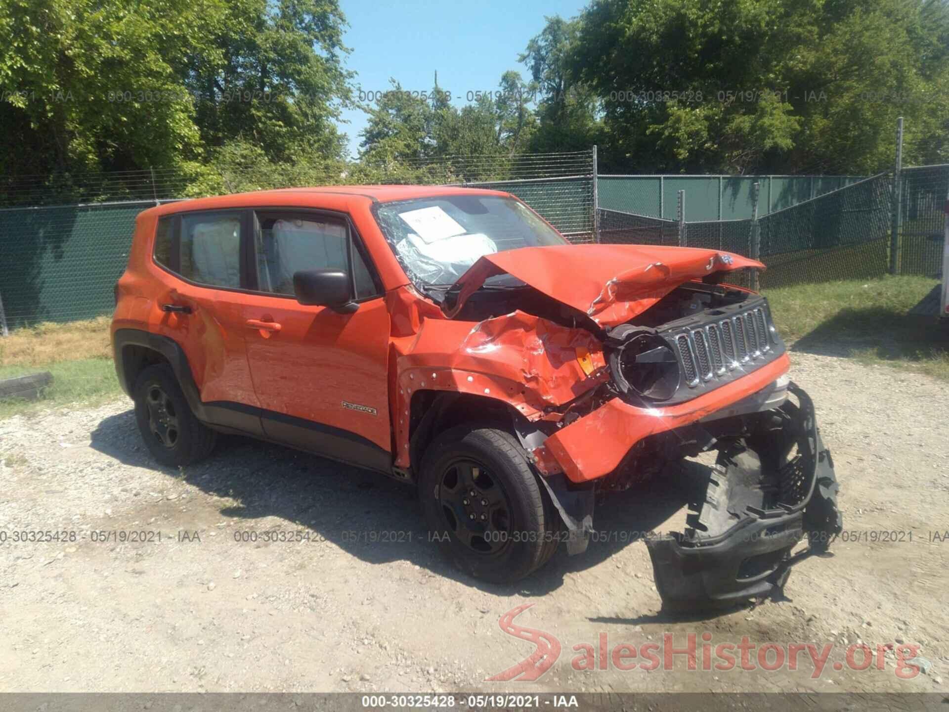 ZACCJBAT5GPC86270 2016 JEEP RENEGADE