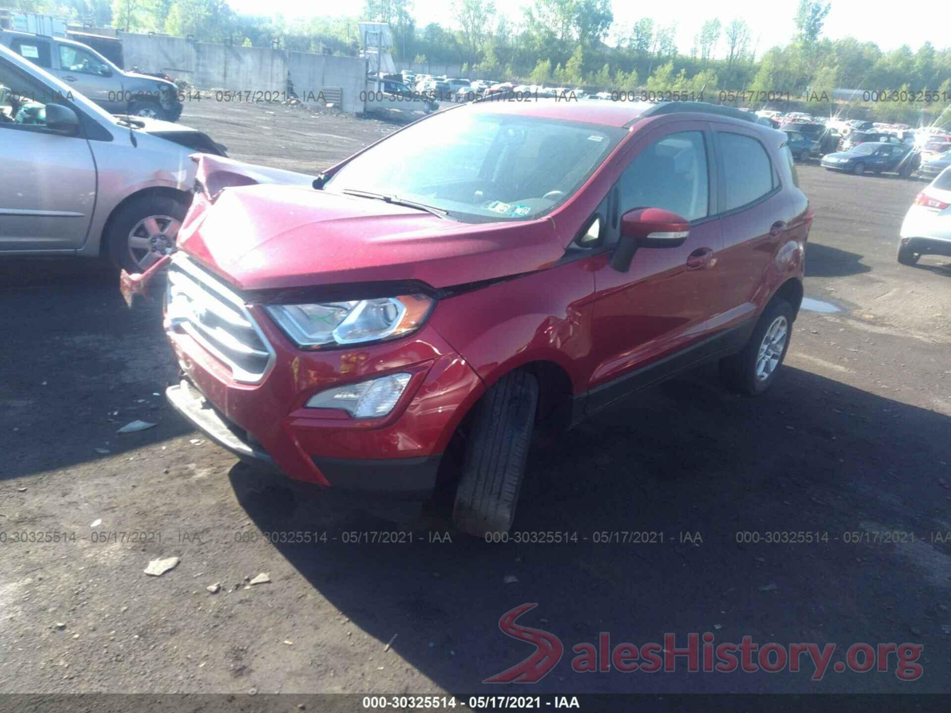 MAJ6P1UL8JC230603 2018 FORD ECOSPORT