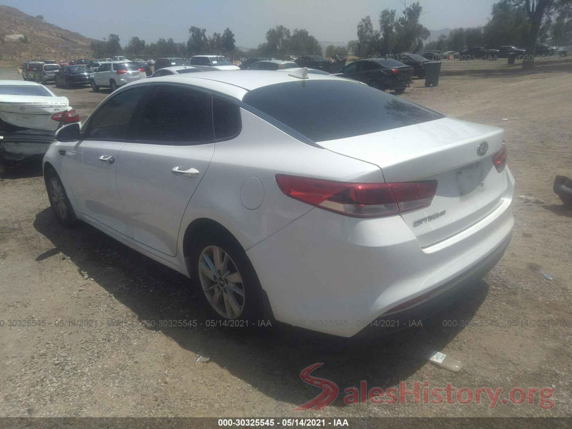 KNAGT4L32G5095514 2016 KIA OPTIMA