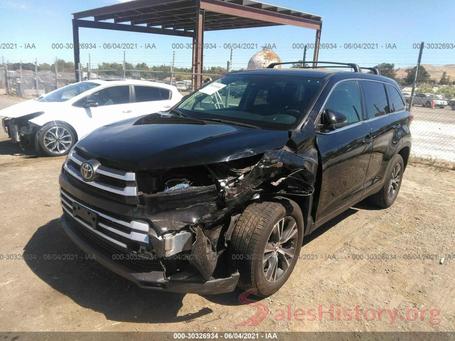 5TDZZRFH8KS364133 2019 TOYOTA HIGHLANDER