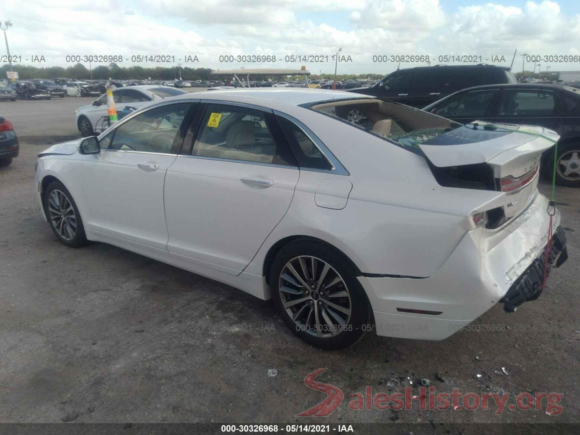 3LN6L5KU1JR605088 2018 LINCOLN MKZ