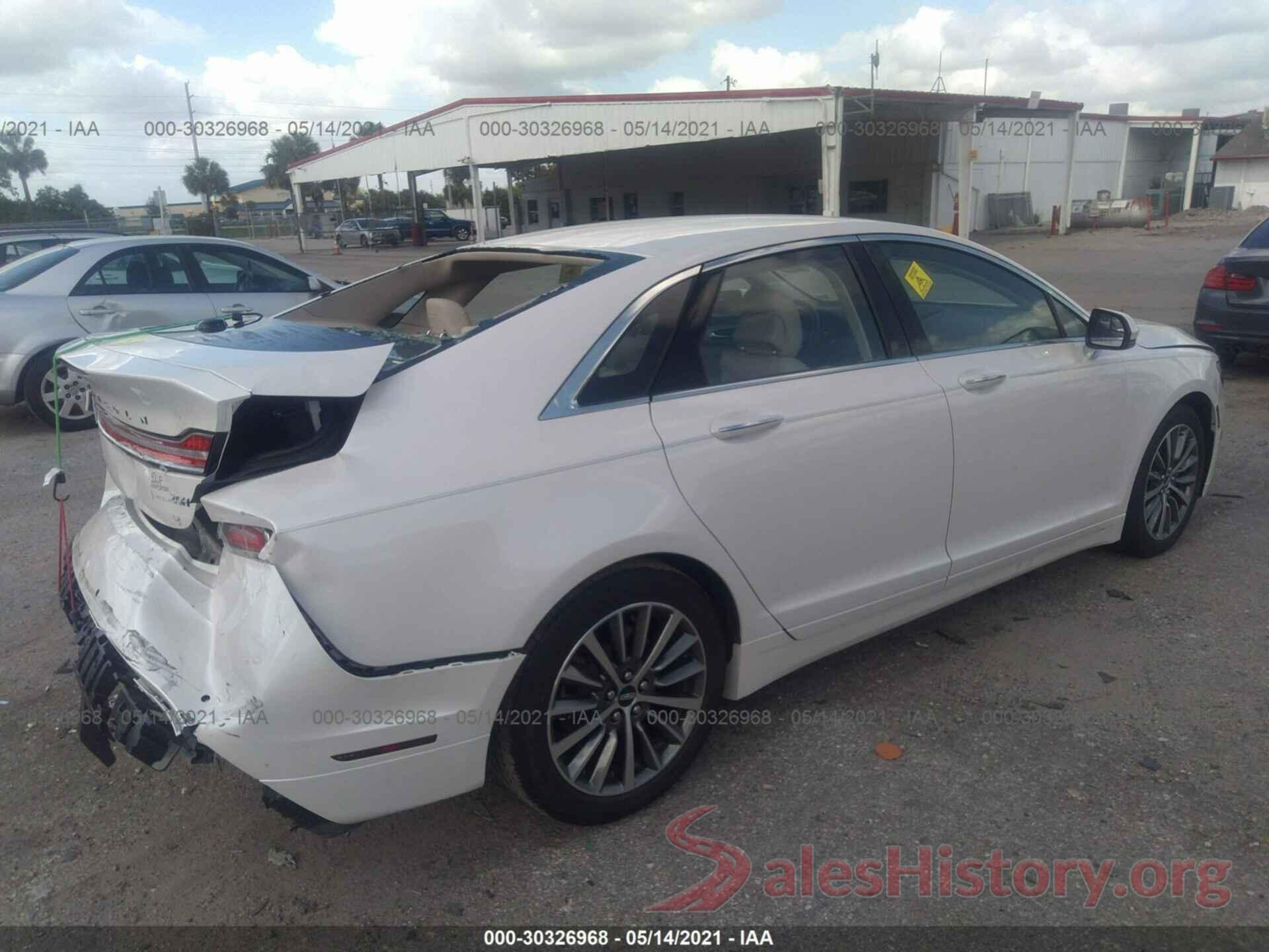 3LN6L5KU1JR605088 2018 LINCOLN MKZ