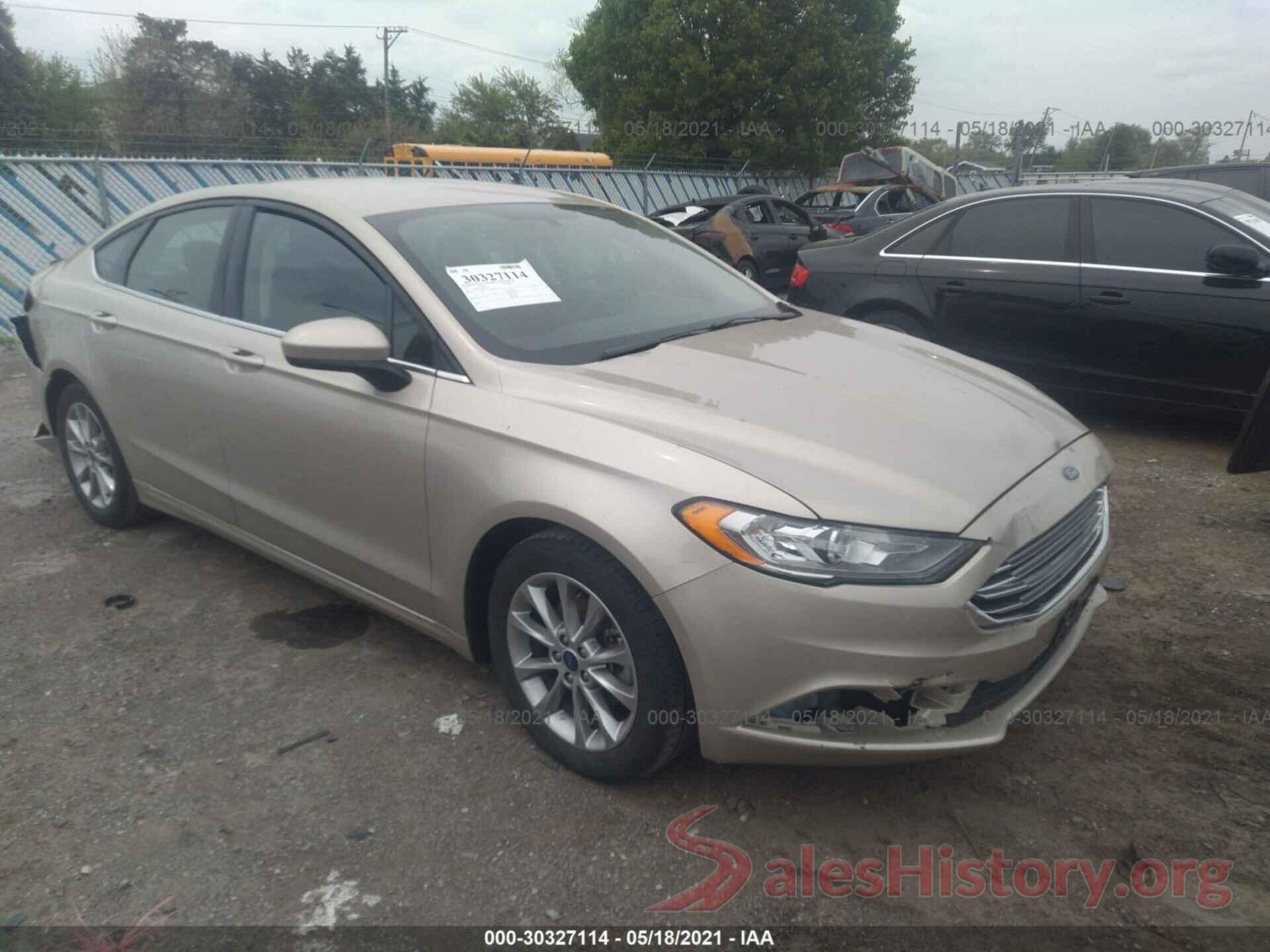 3FA6P0HD8HR372832 2017 FORD FUSION