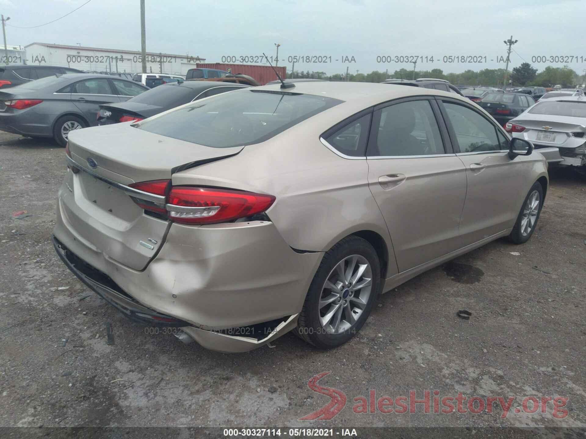 3FA6P0HD8HR372832 2017 FORD FUSION