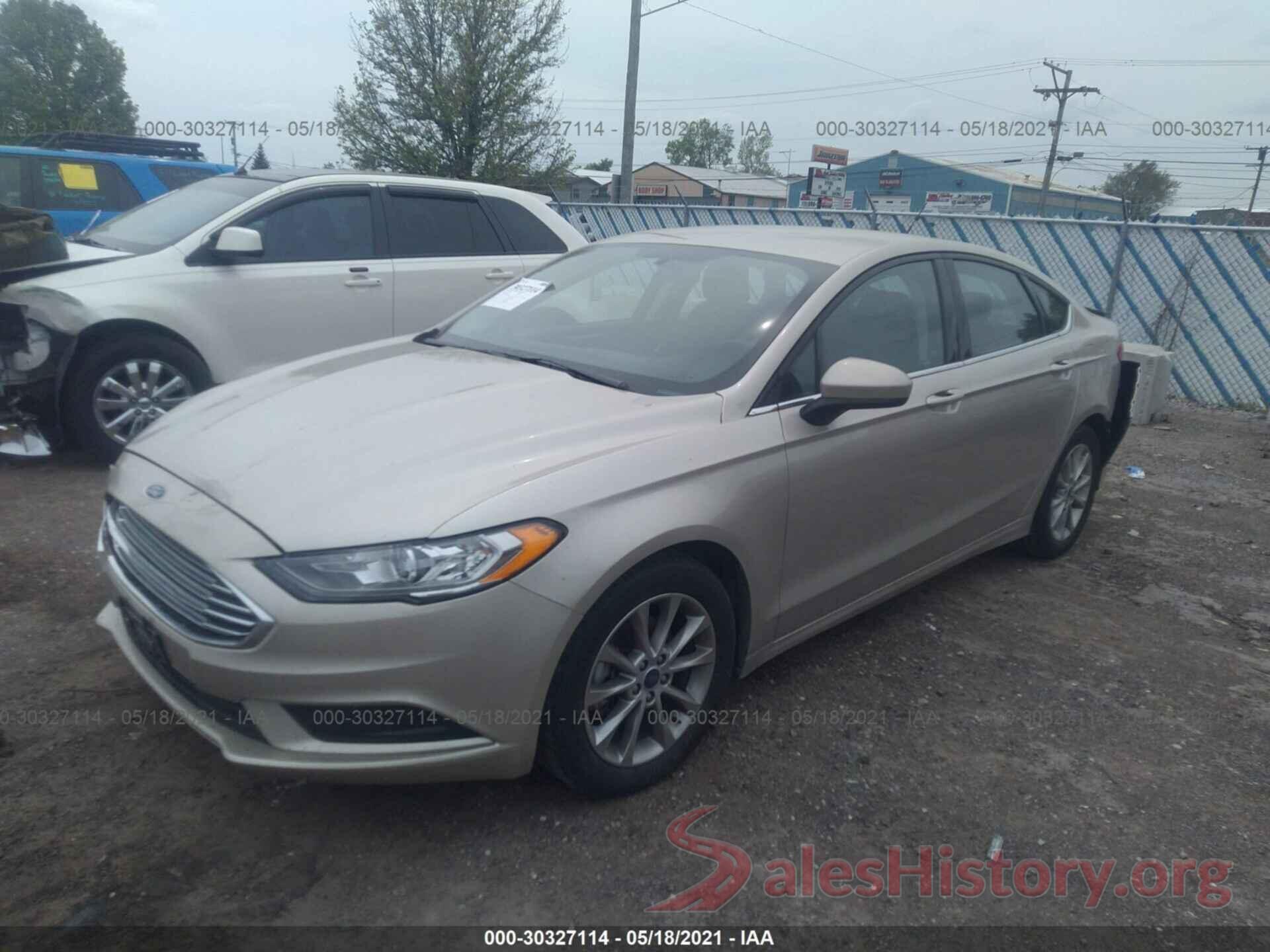 3FA6P0HD8HR372832 2017 FORD FUSION