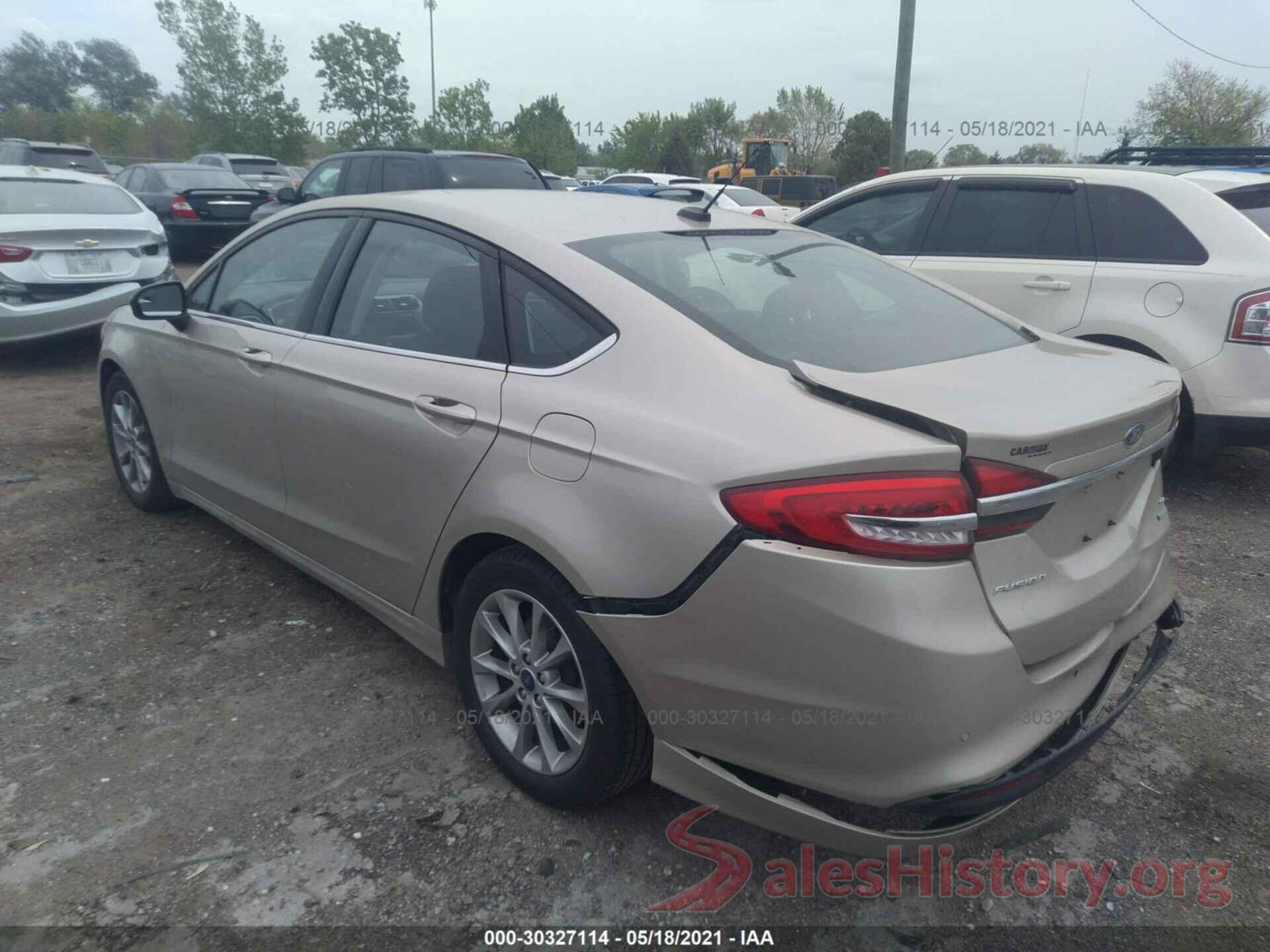 3FA6P0HD8HR372832 2017 FORD FUSION