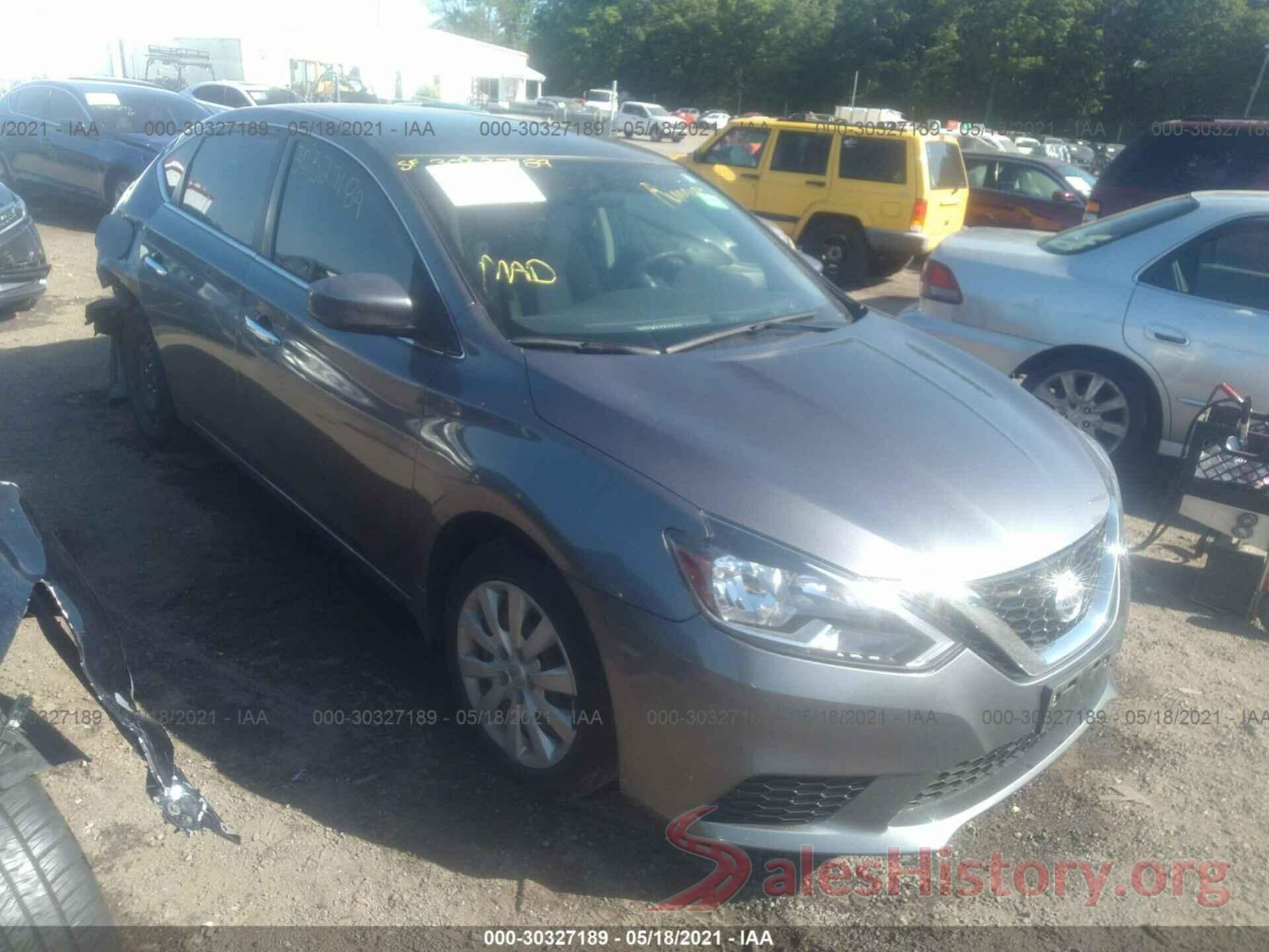 3N1AB7AP6KY350120 2019 NISSAN SENTRA