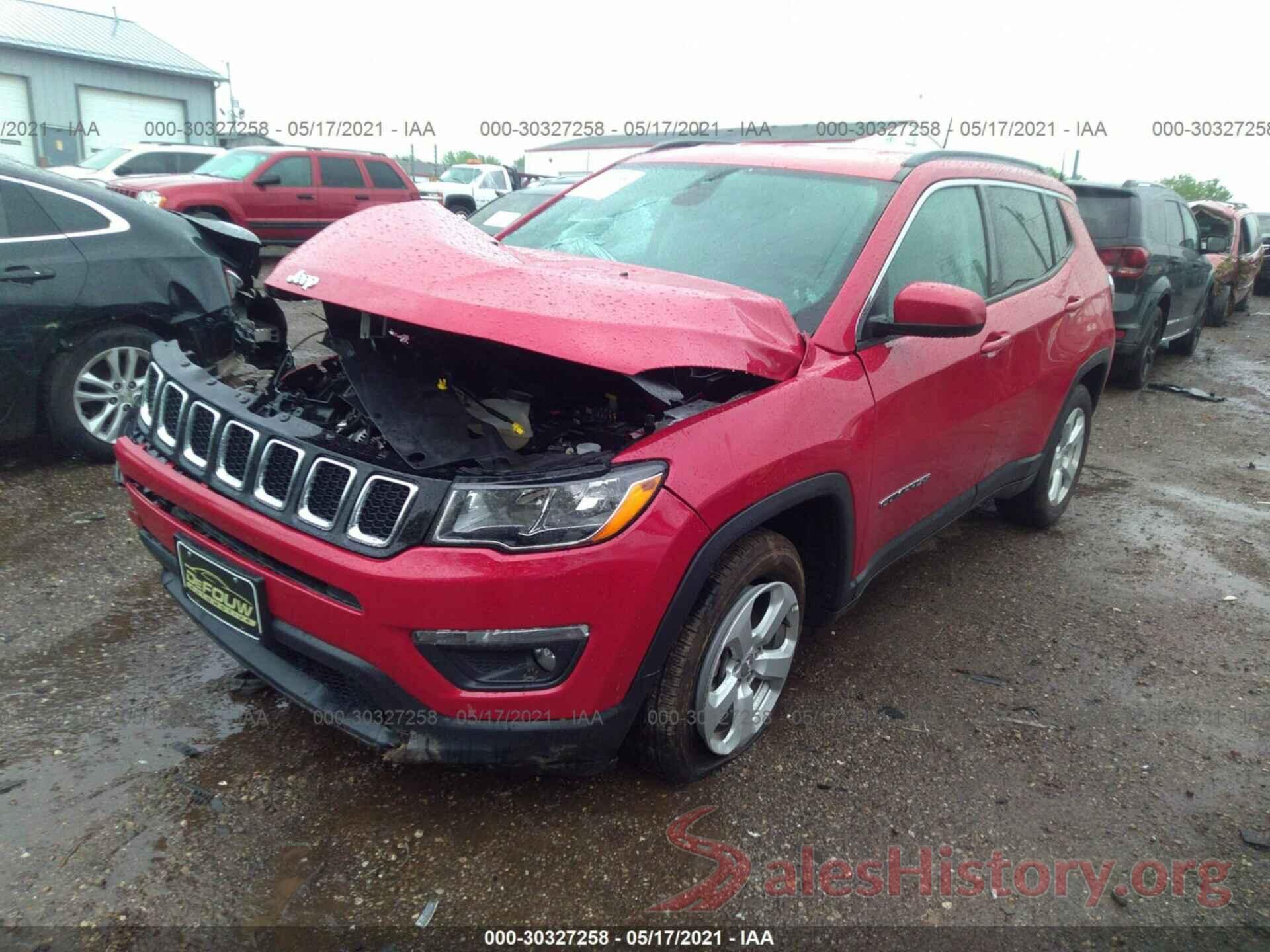 3C4NJDBB8KT597025 2019 JEEP COMPASS