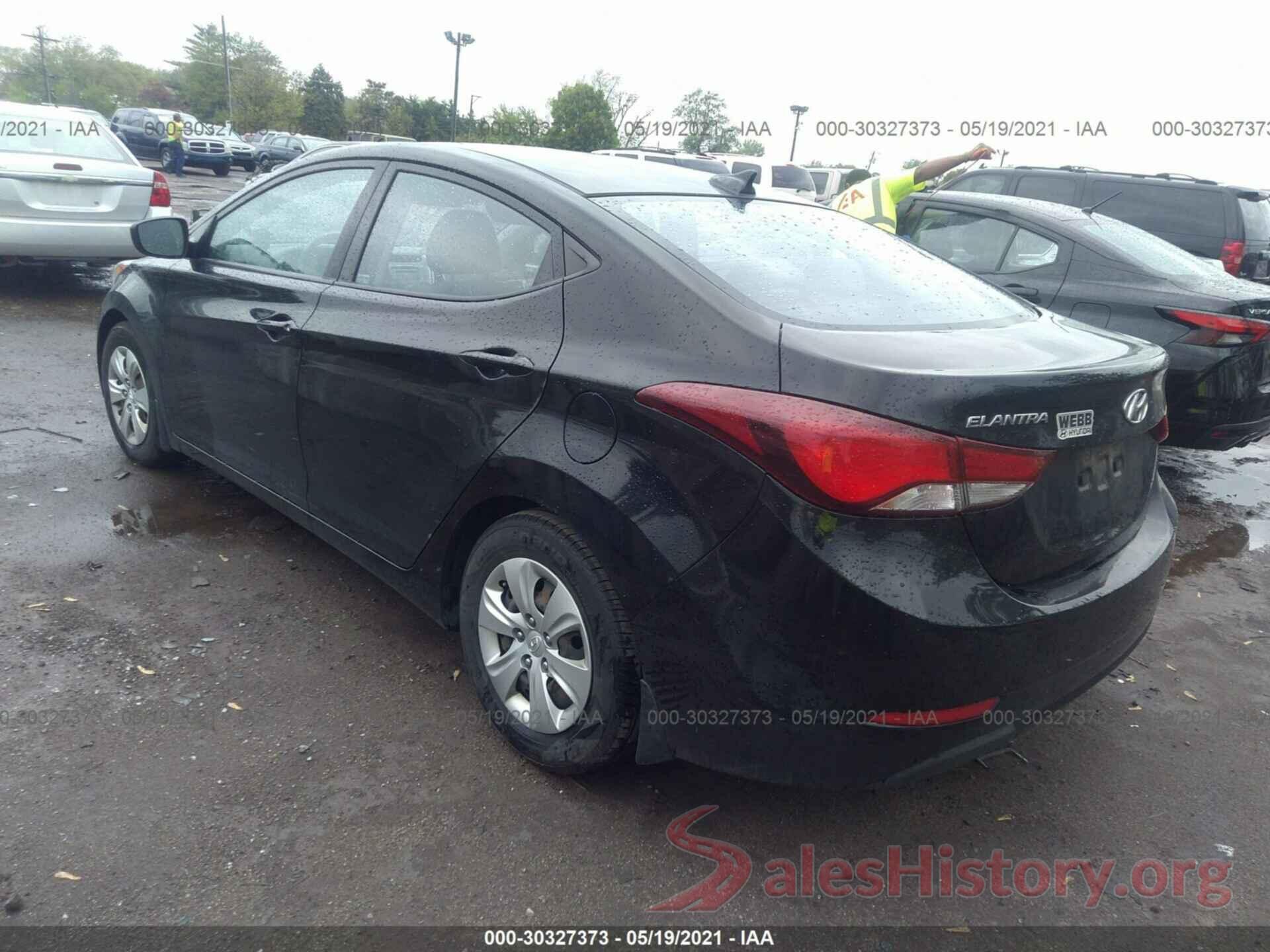 KMHDH4AE9GU541834 2016 HYUNDAI ELANTRA