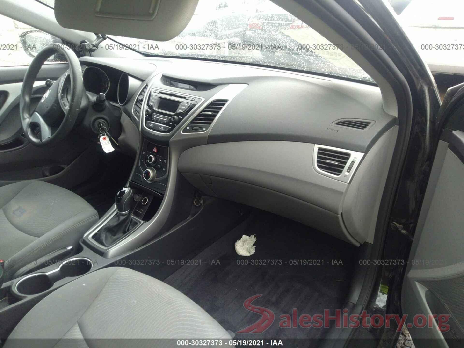 KMHDH4AE9GU541834 2016 HYUNDAI ELANTRA