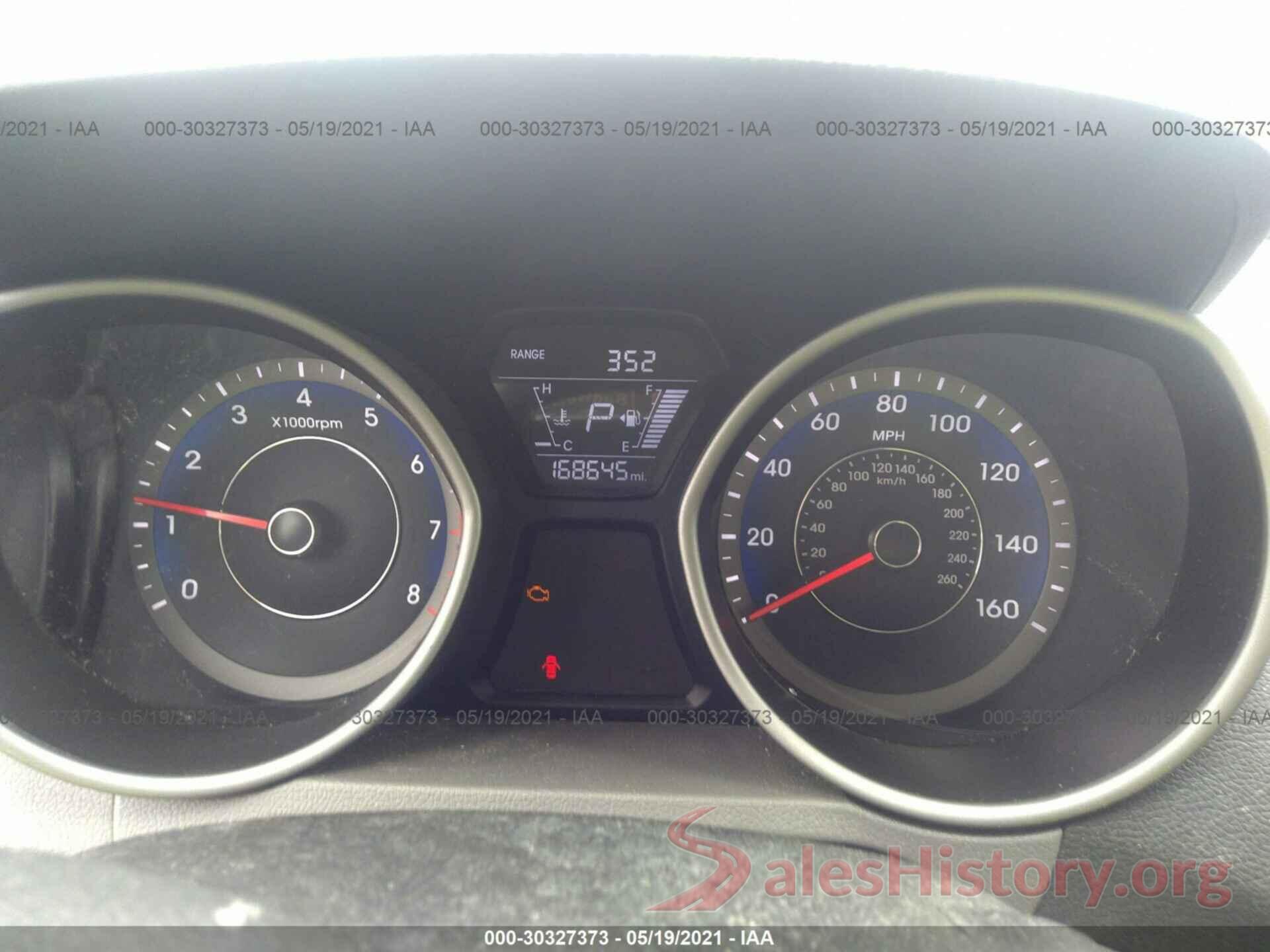 KMHDH4AE9GU541834 2016 HYUNDAI ELANTRA