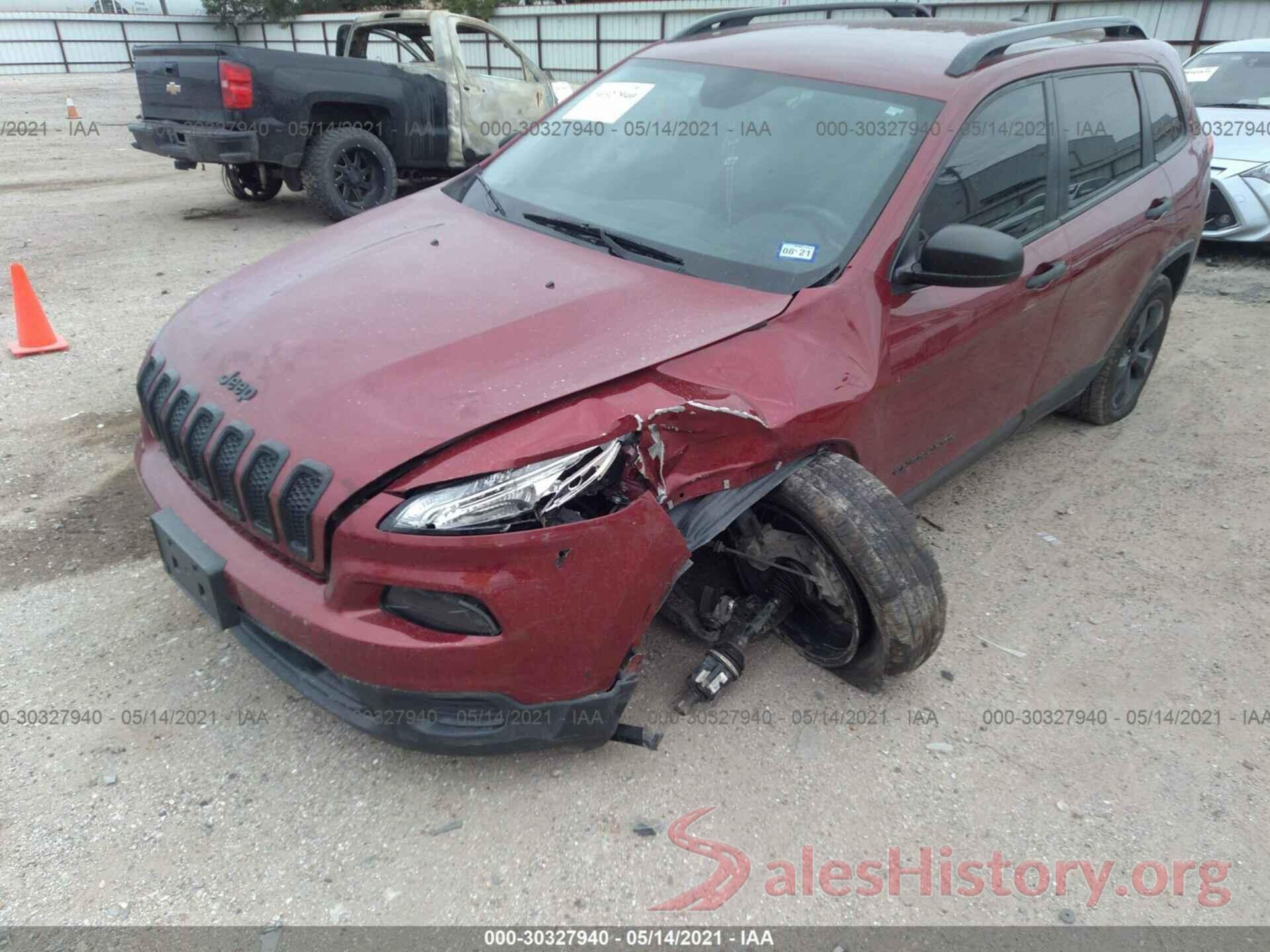 1C4PJLAS7HW617174 2017 JEEP CHEROKEE