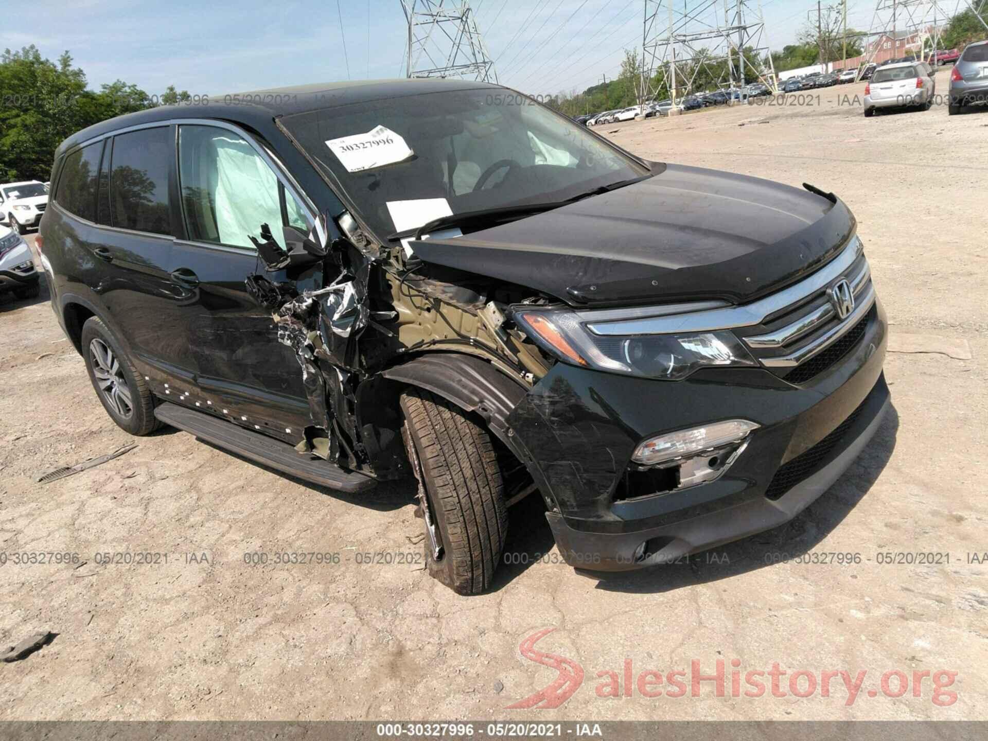 5FNYF6H8XHB083478 2017 HONDA PILOT