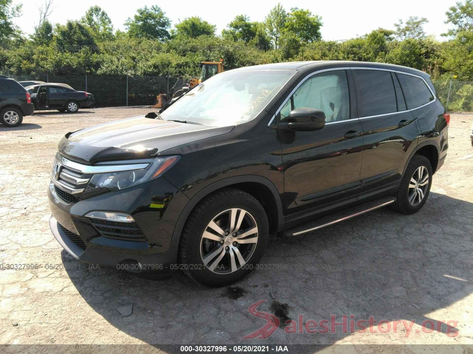 5FNYF6H8XHB083478 2017 HONDA PILOT