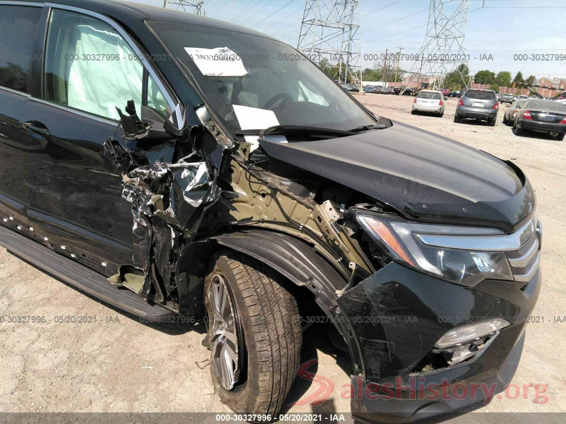 5FNYF6H8XHB083478 2017 HONDA PILOT