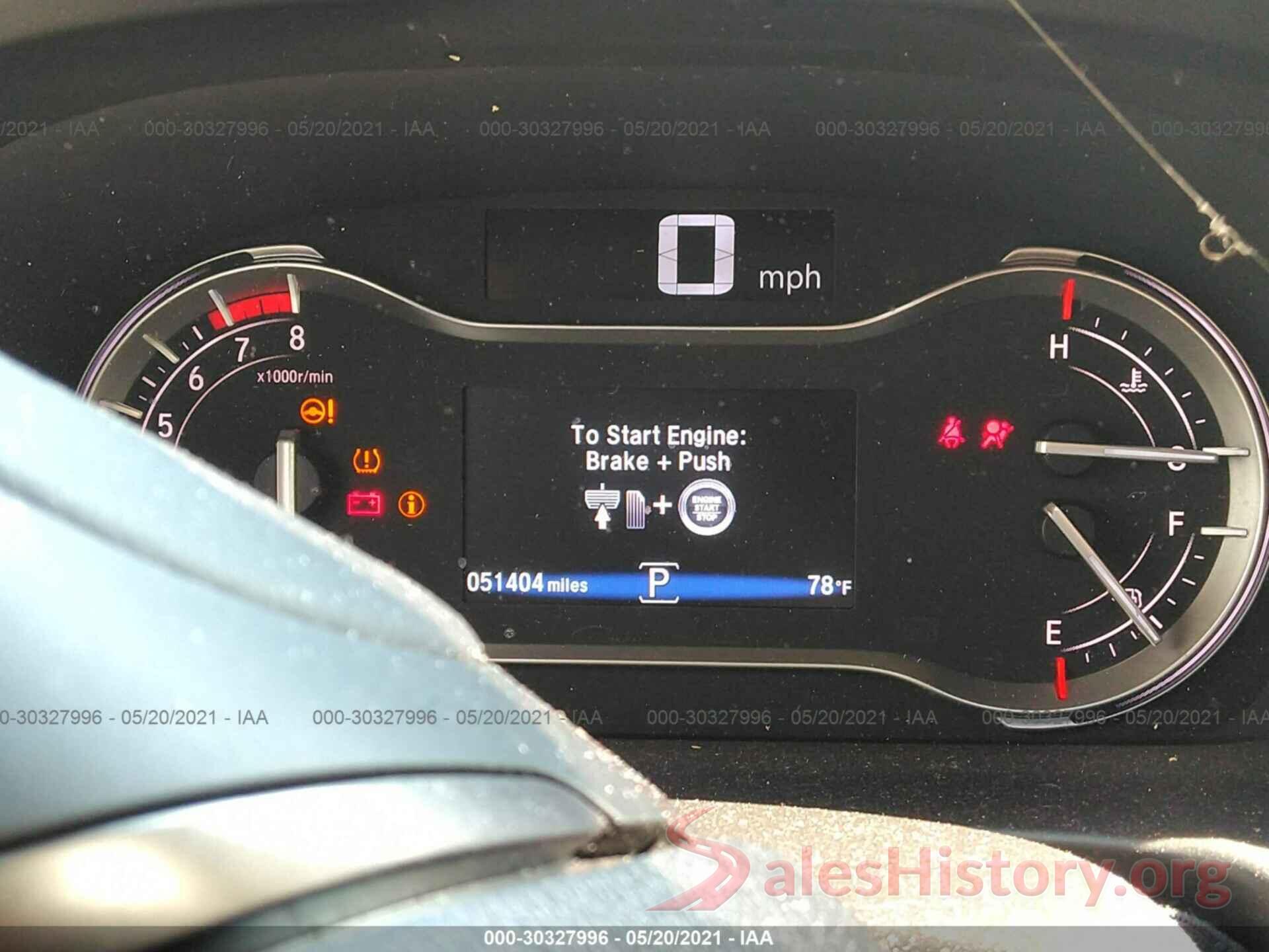 5FNYF6H8XHB083478 2017 HONDA PILOT