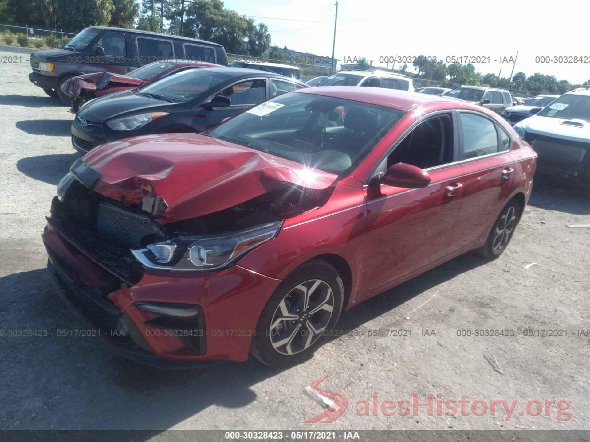 3KPF24AD2LE190912 2020 KIA FORTE